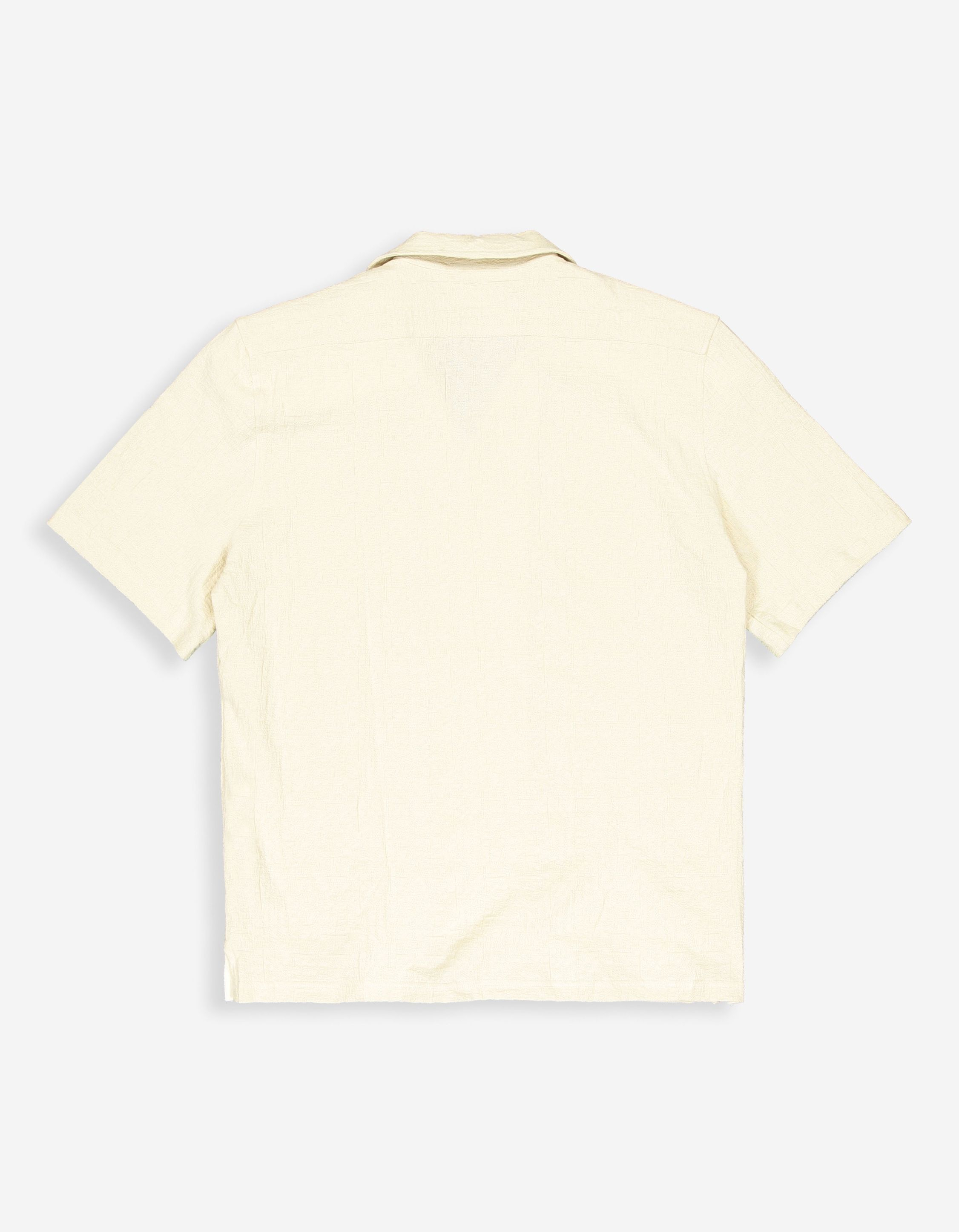 Butcher Of Blue Ripley Structure Shirt T-shirts Creme M2516020