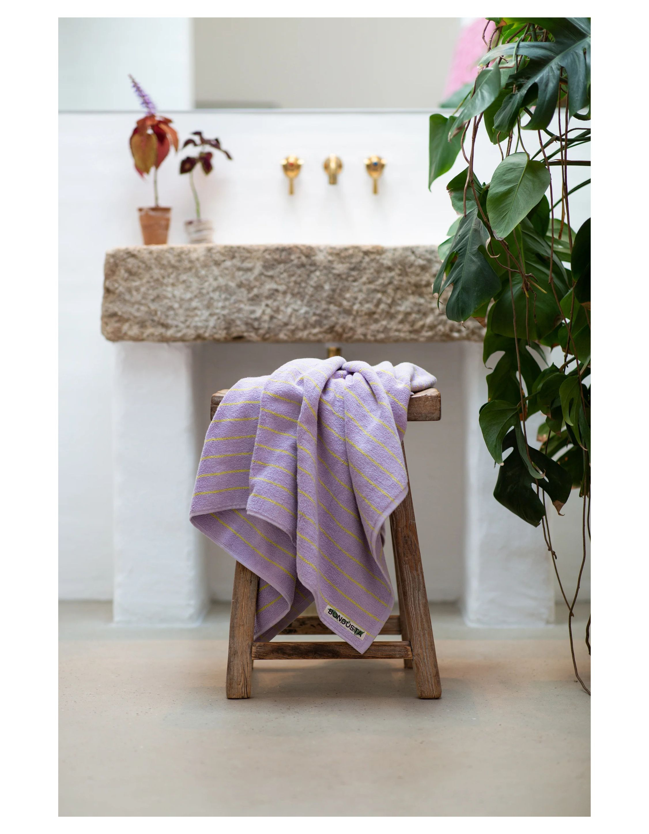 Bongusta Bon32 Handdoeken Lila Naram Bath Sheets