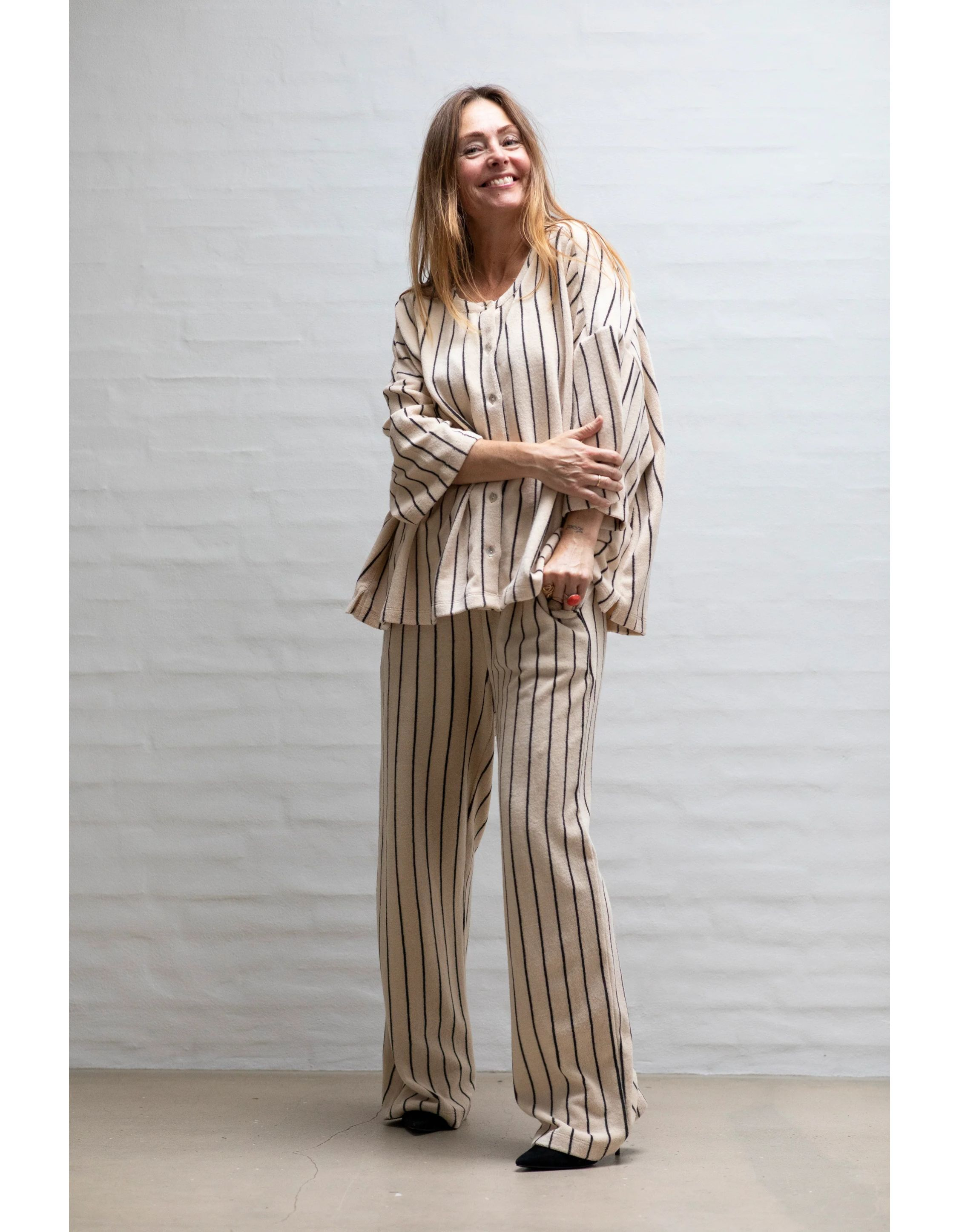 Bongusta Bon89 Tops Creme Naram Oversized Shirt