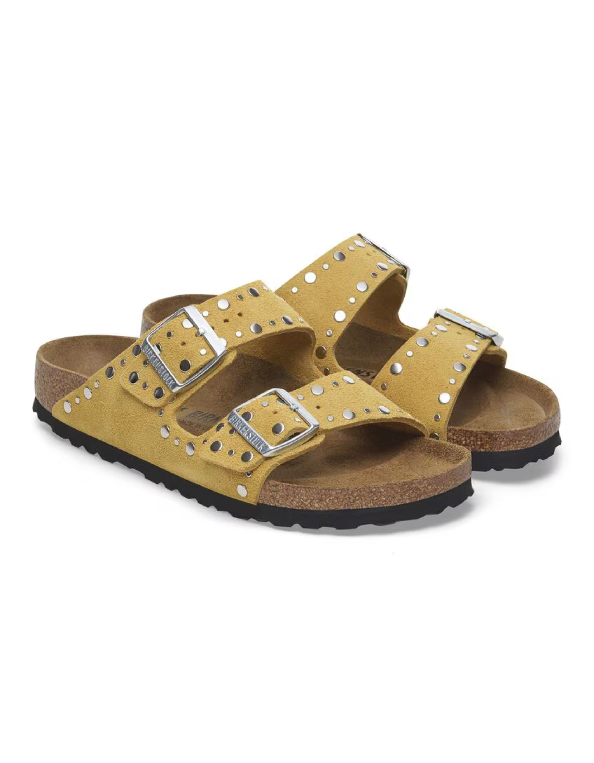 Birkenstock Arizona Rivet Leve Slippers Geel 1029362