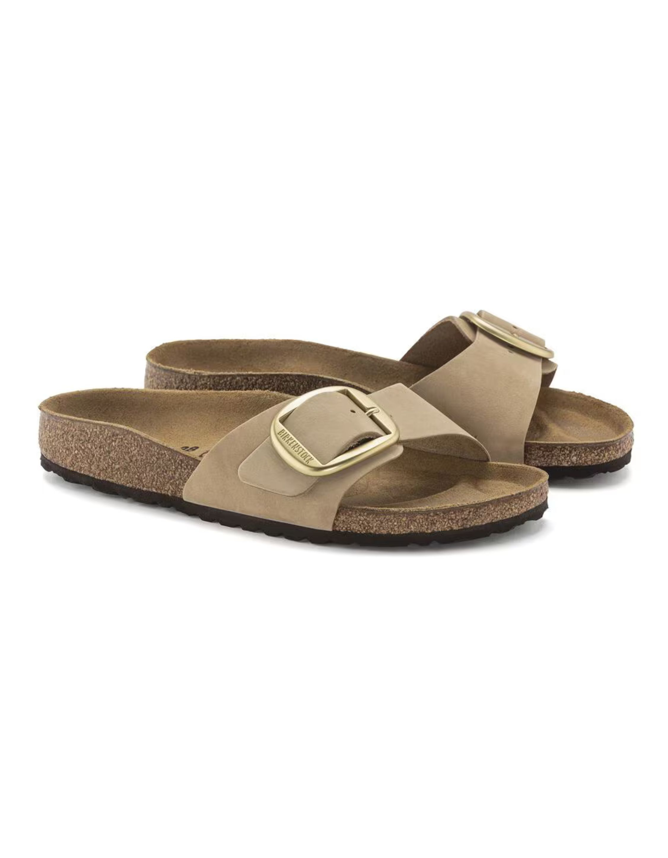 Birkenstock Madrid Big  Buckle Slippers Zand 1024009