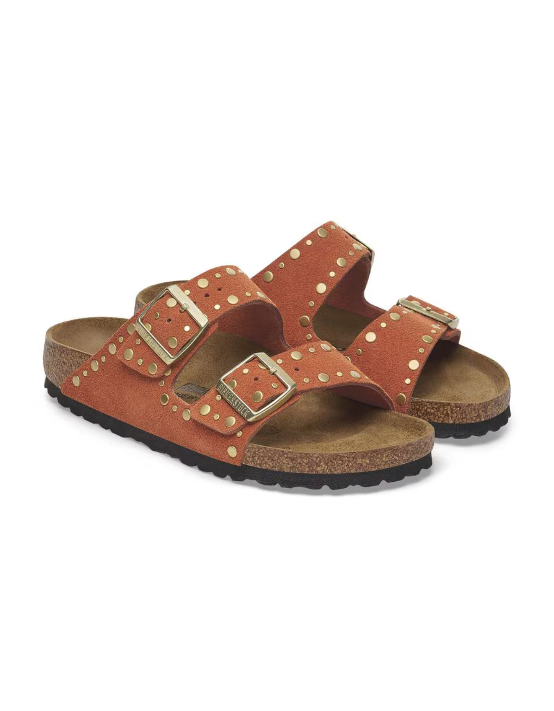 Birkenstock Arizona Rivet Leve Slippers Oranje 1029513