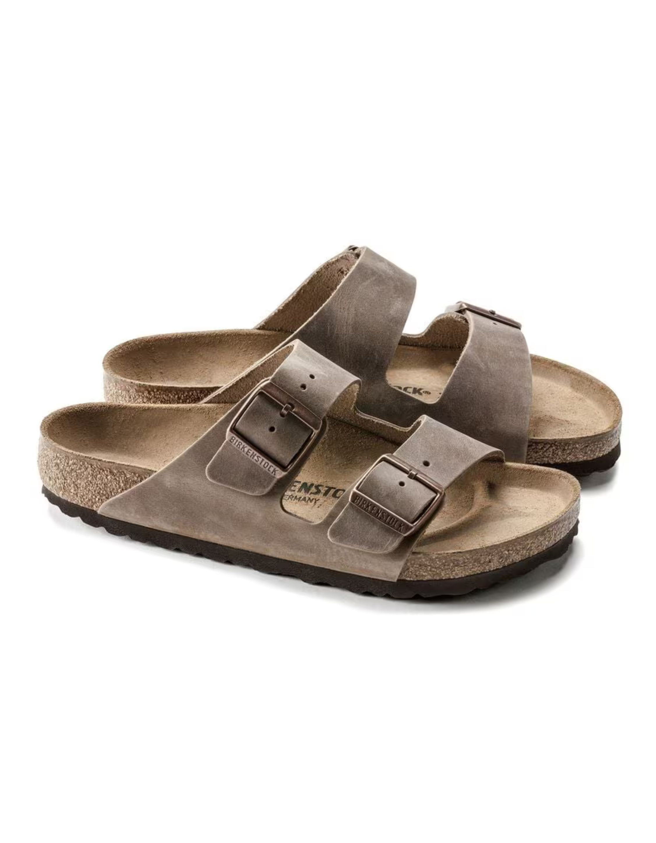 Birkenstock Arizona Leoi Slippers Donkerbruin 0352201