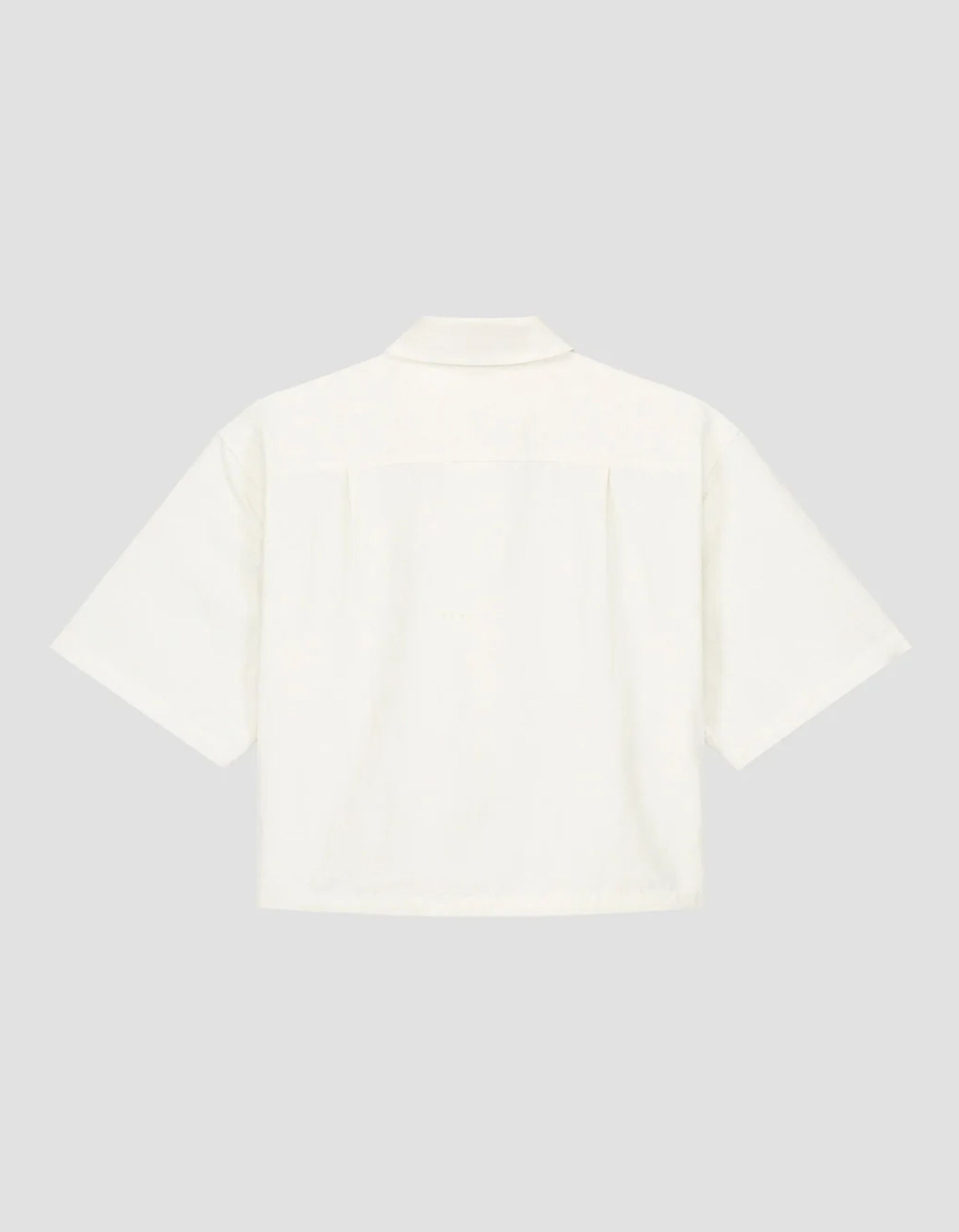 ØlÅf Cotton Linen Sun Shirt Blouses Off White W210302