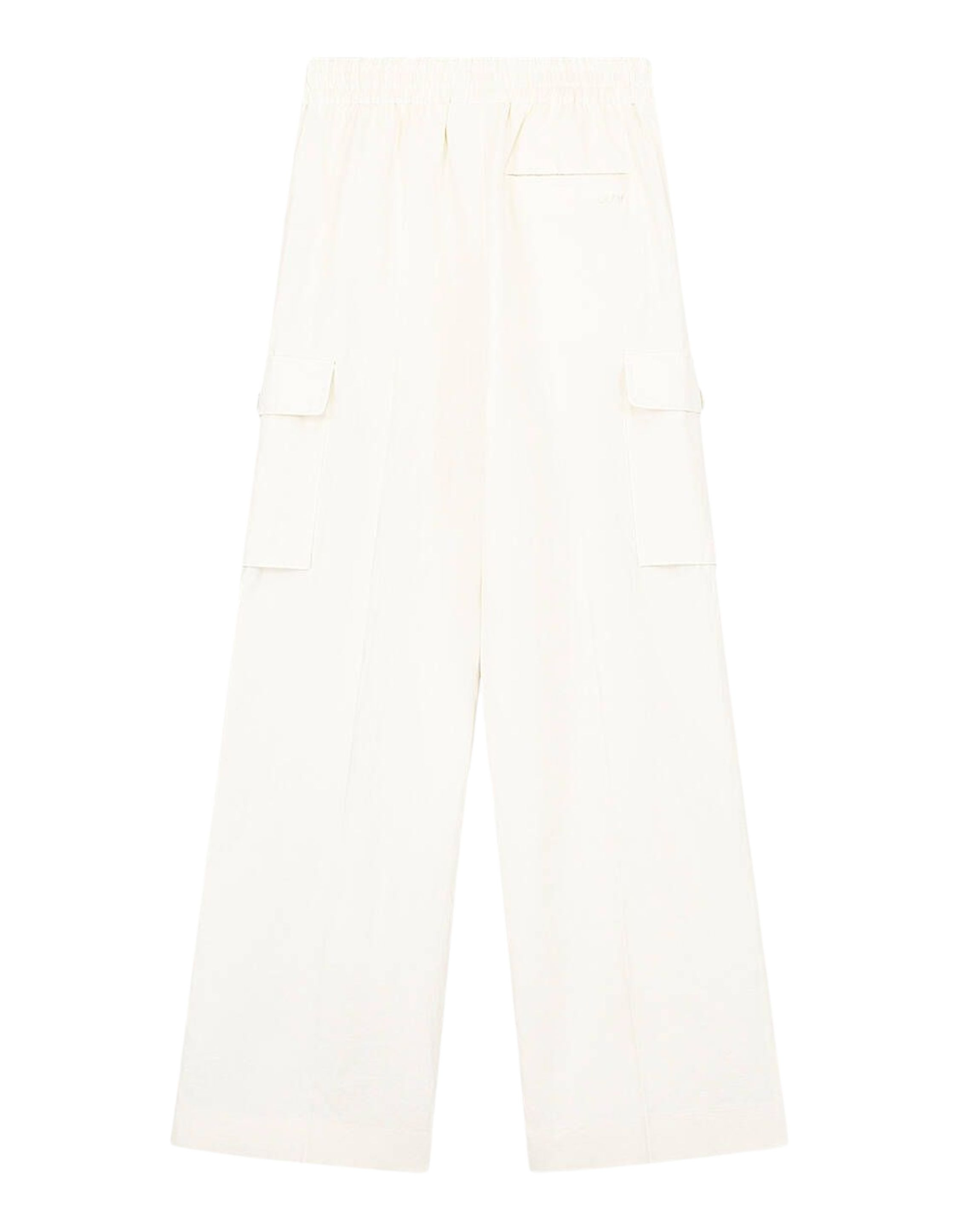 ØlÅf Cotton Linen Cargo Pants Cargo Off White W210401