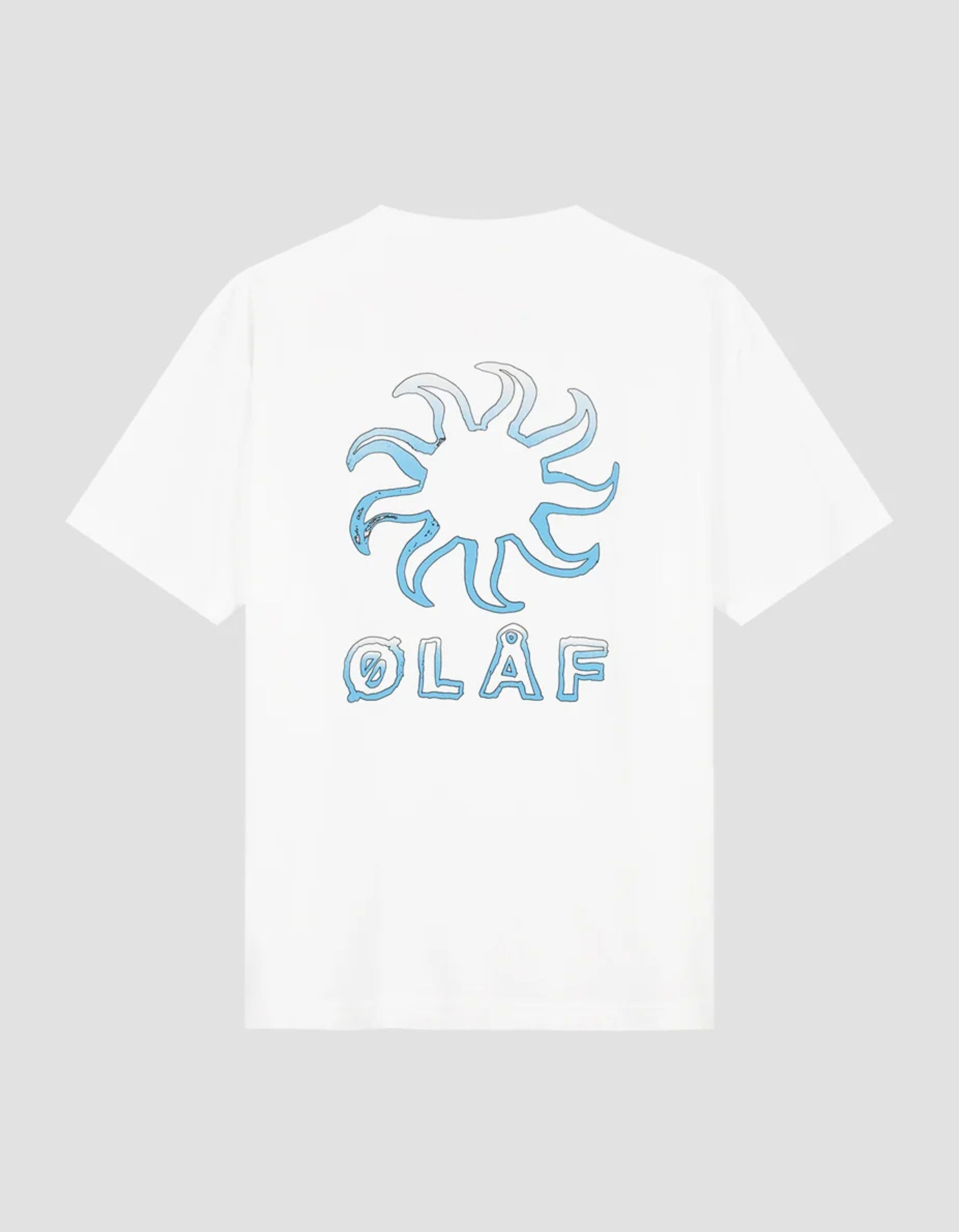 ØlÅf Gradient Sun Tee T-shirts Wit M210101