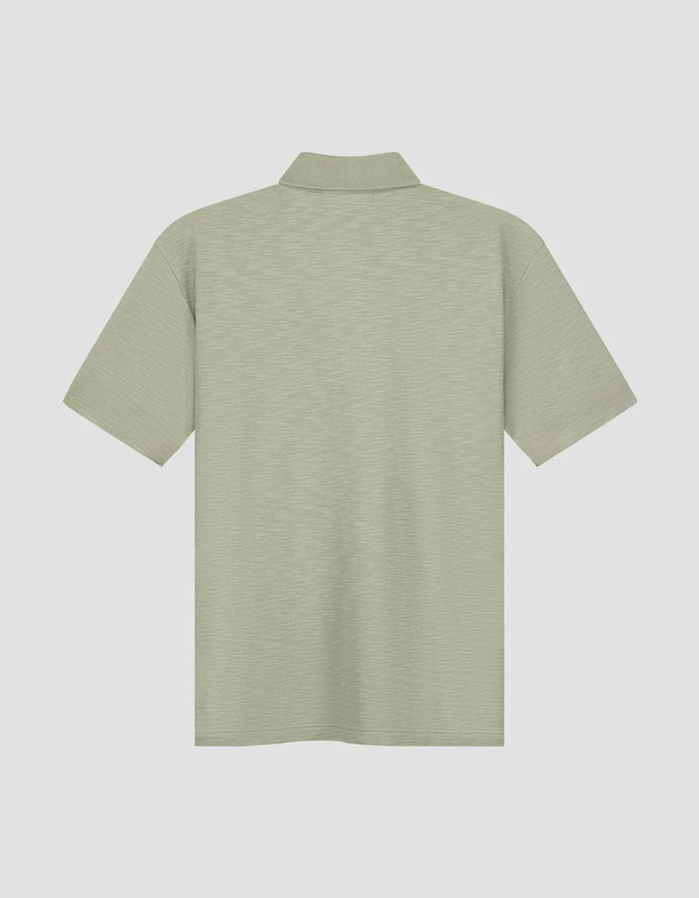 ØlÅf Slub Polo Polos Lichtgroen M210107