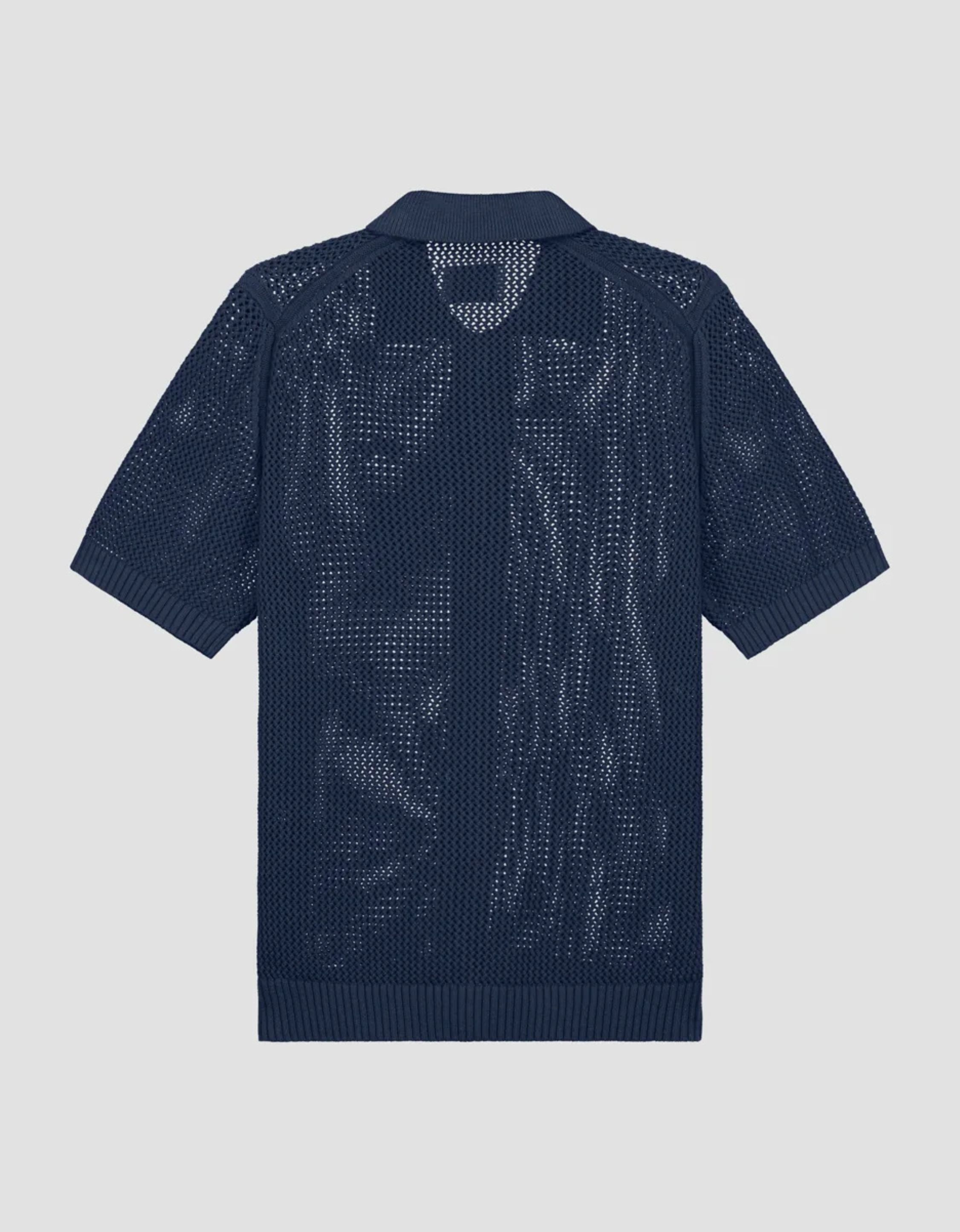 ØlÅf Knit Polo Polos Donkerblauw M210701