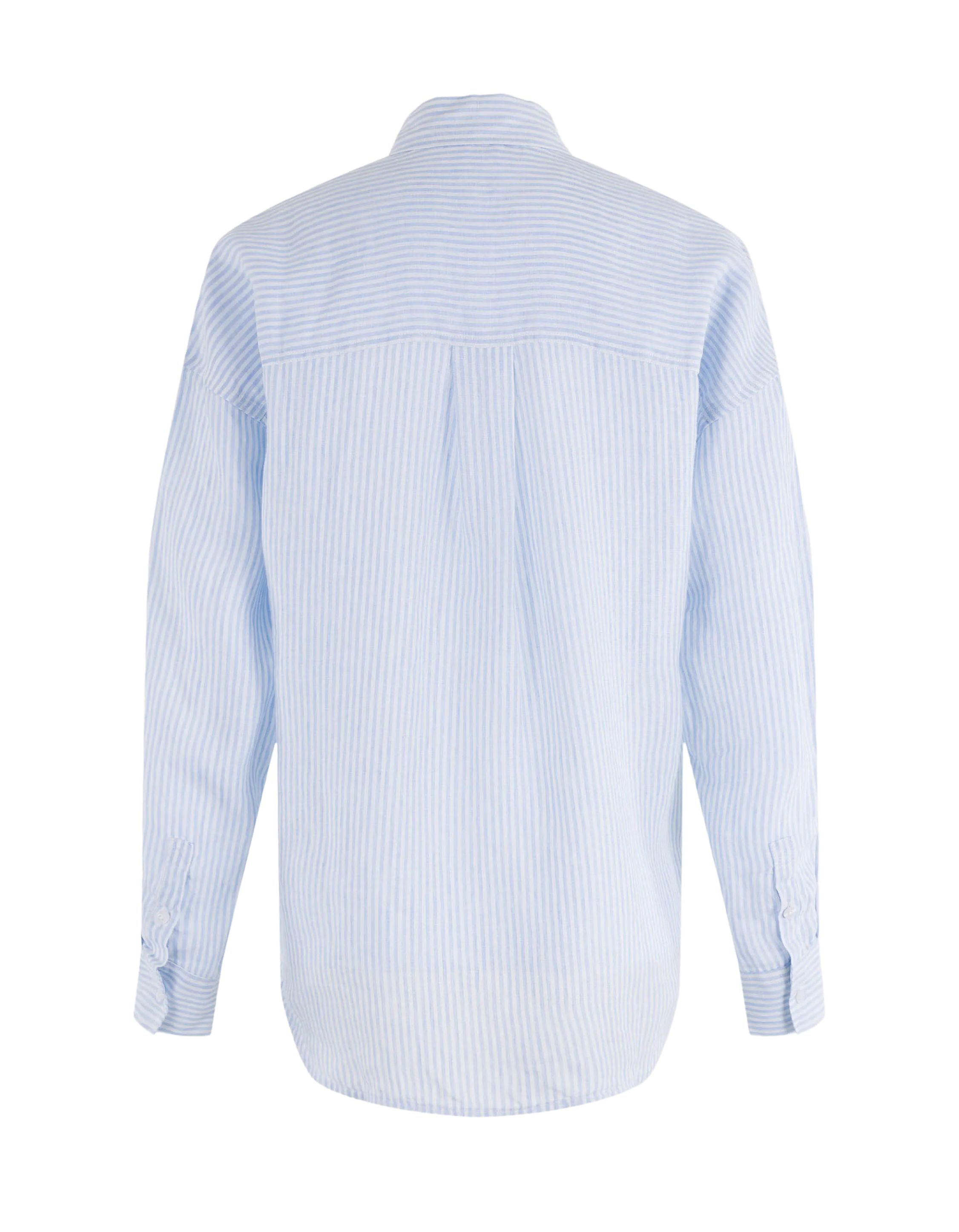 Moscow  Blouses Lichtblauw 115-05-buttons-2