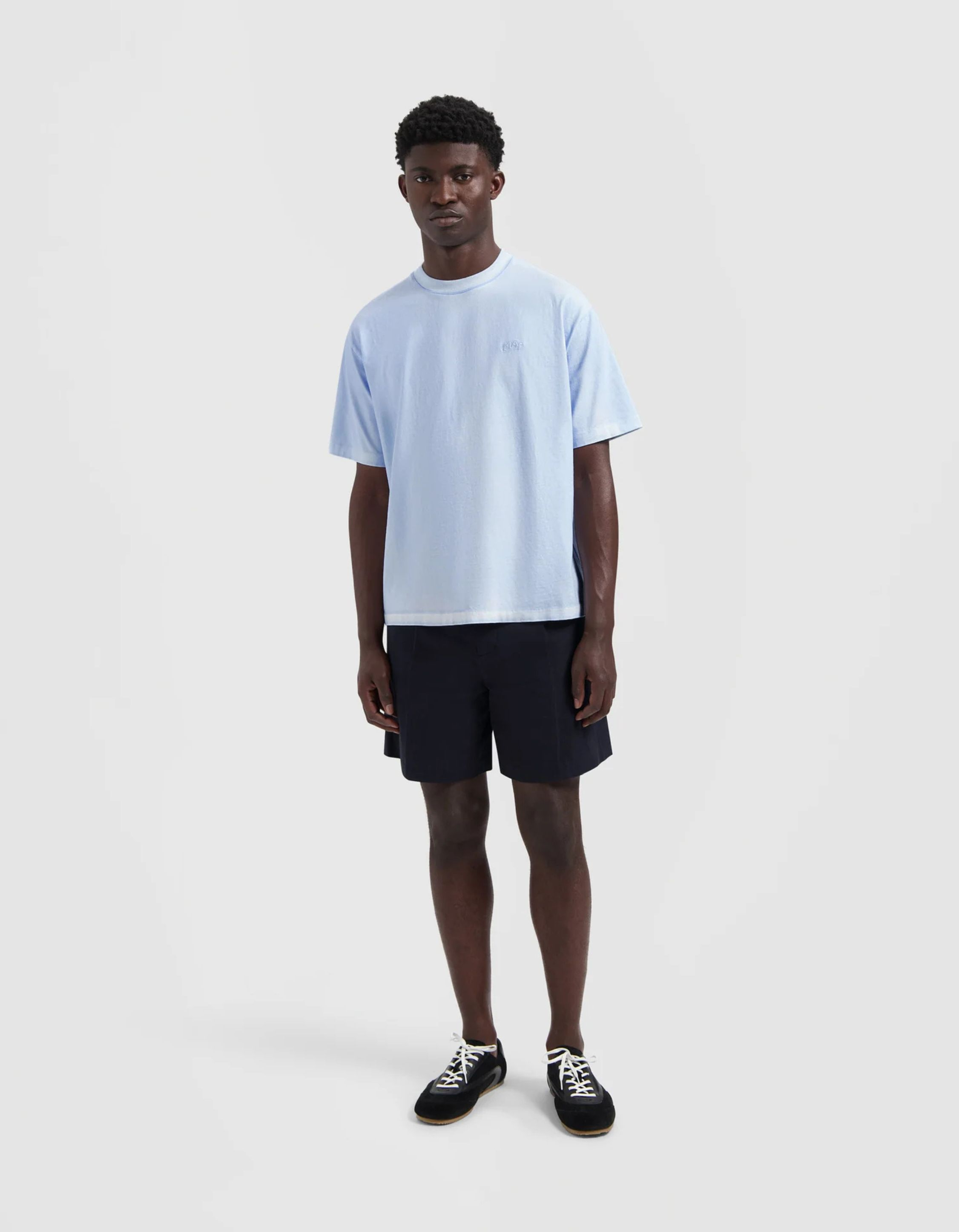 ØlÅf Pigment Spray Tee T-shirts Lichtblauw M210105