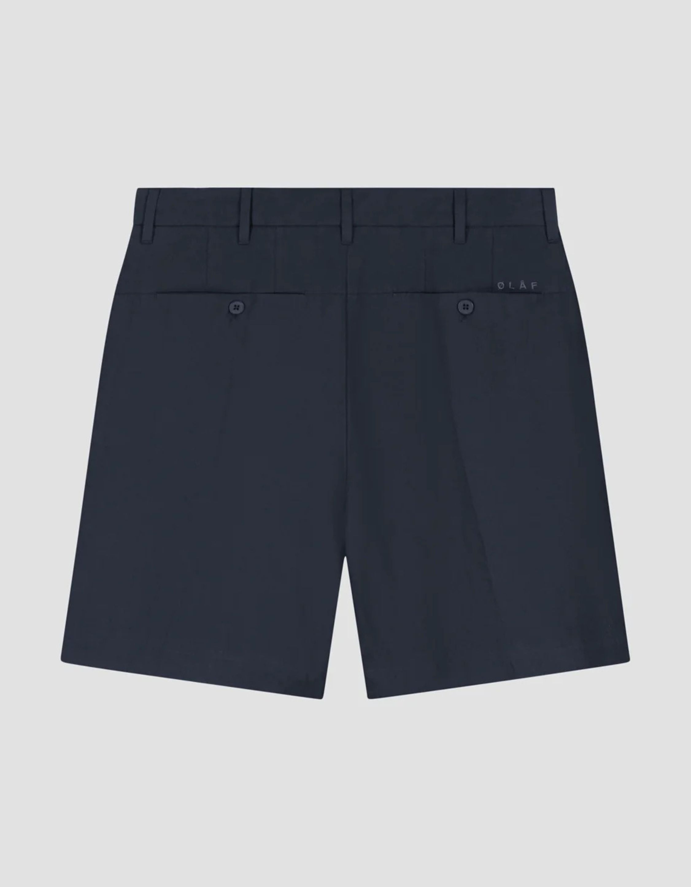 ØlÅf Cotton Linen Shorts Shorts Donkerblauw M210402