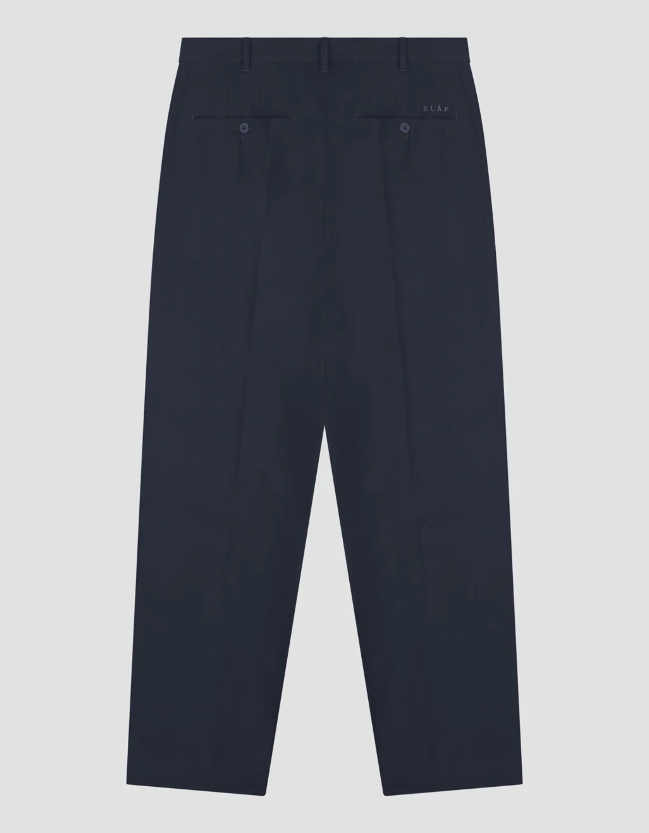 ØlÅf Cotton Linen Trousers  Donkerblauw M210403