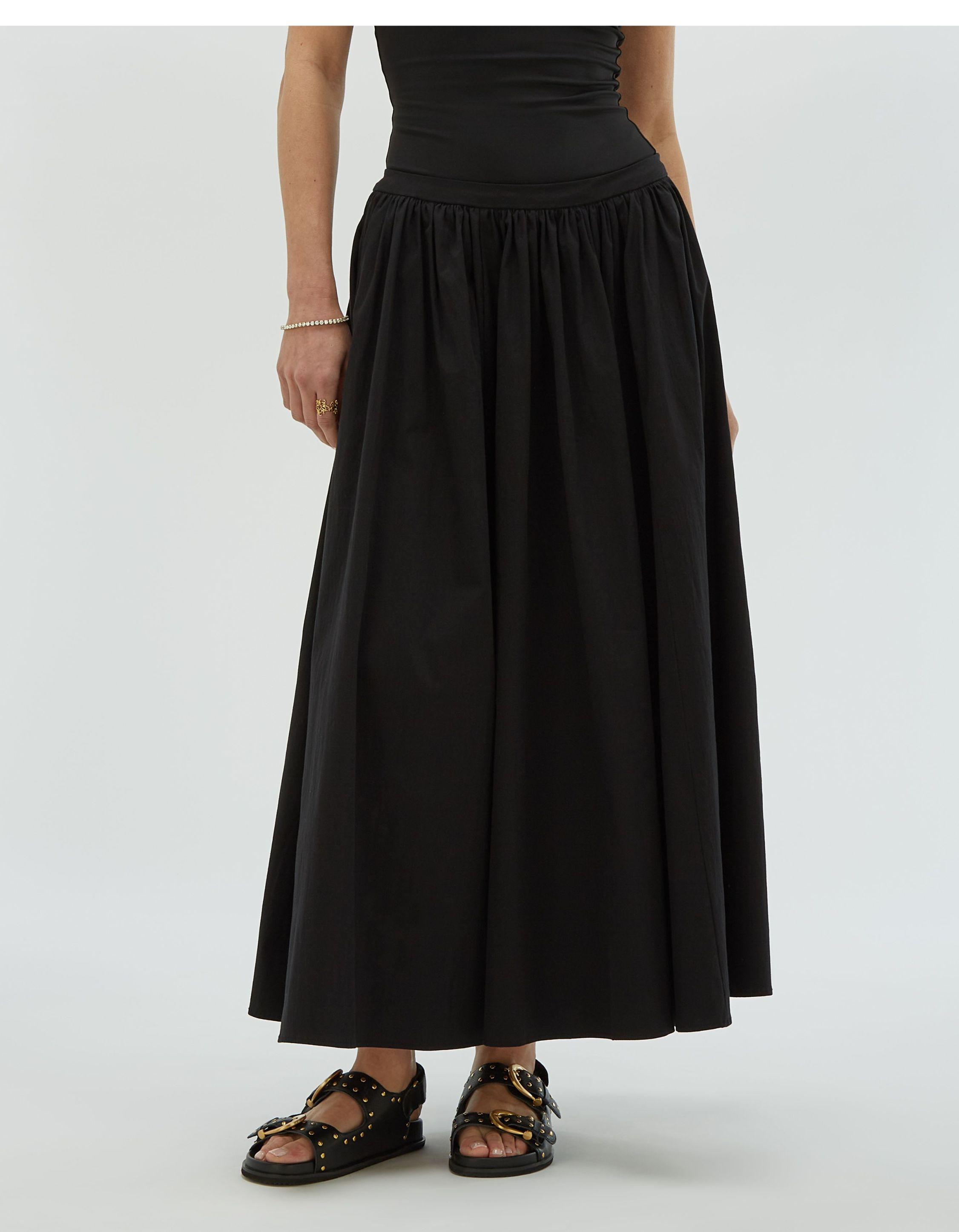 Josh V Nova Mid Rise Skirt Rokken Zwart Jv-2503-0502