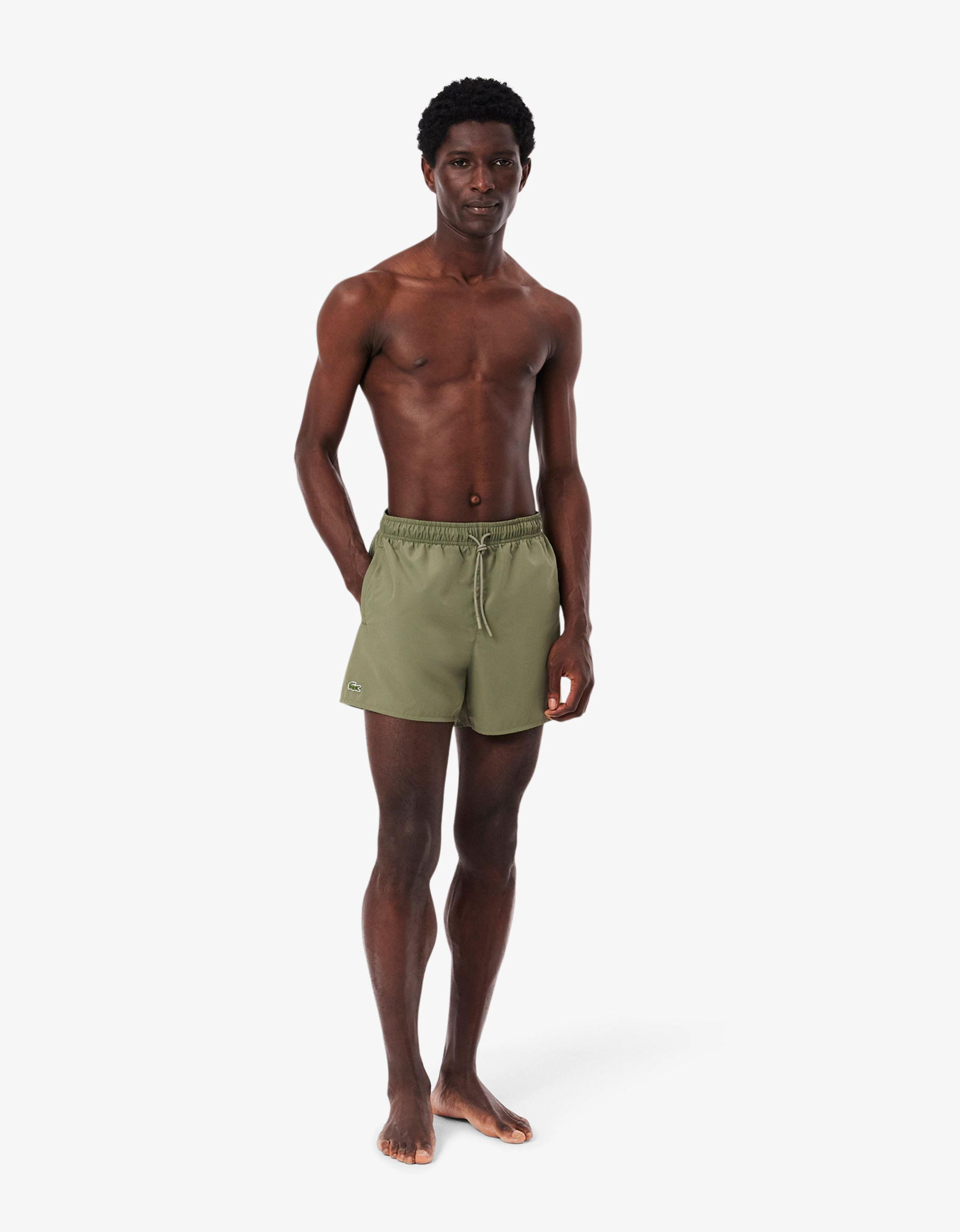 Lacoste  Zwembroeken Khaki Mh6270-51