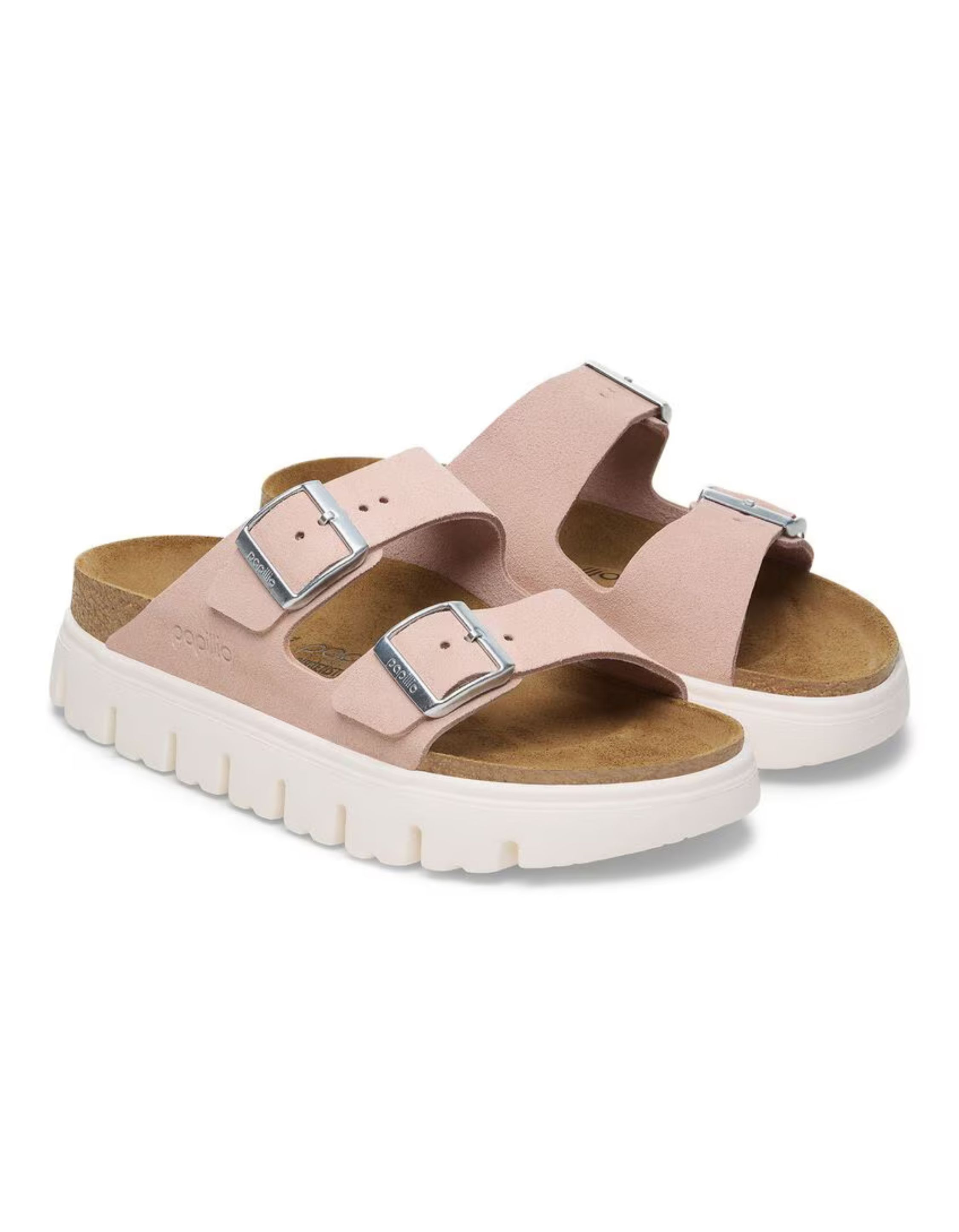 Birkenstock Arizona Pap Chunky Slippers Lichtroze 1029117