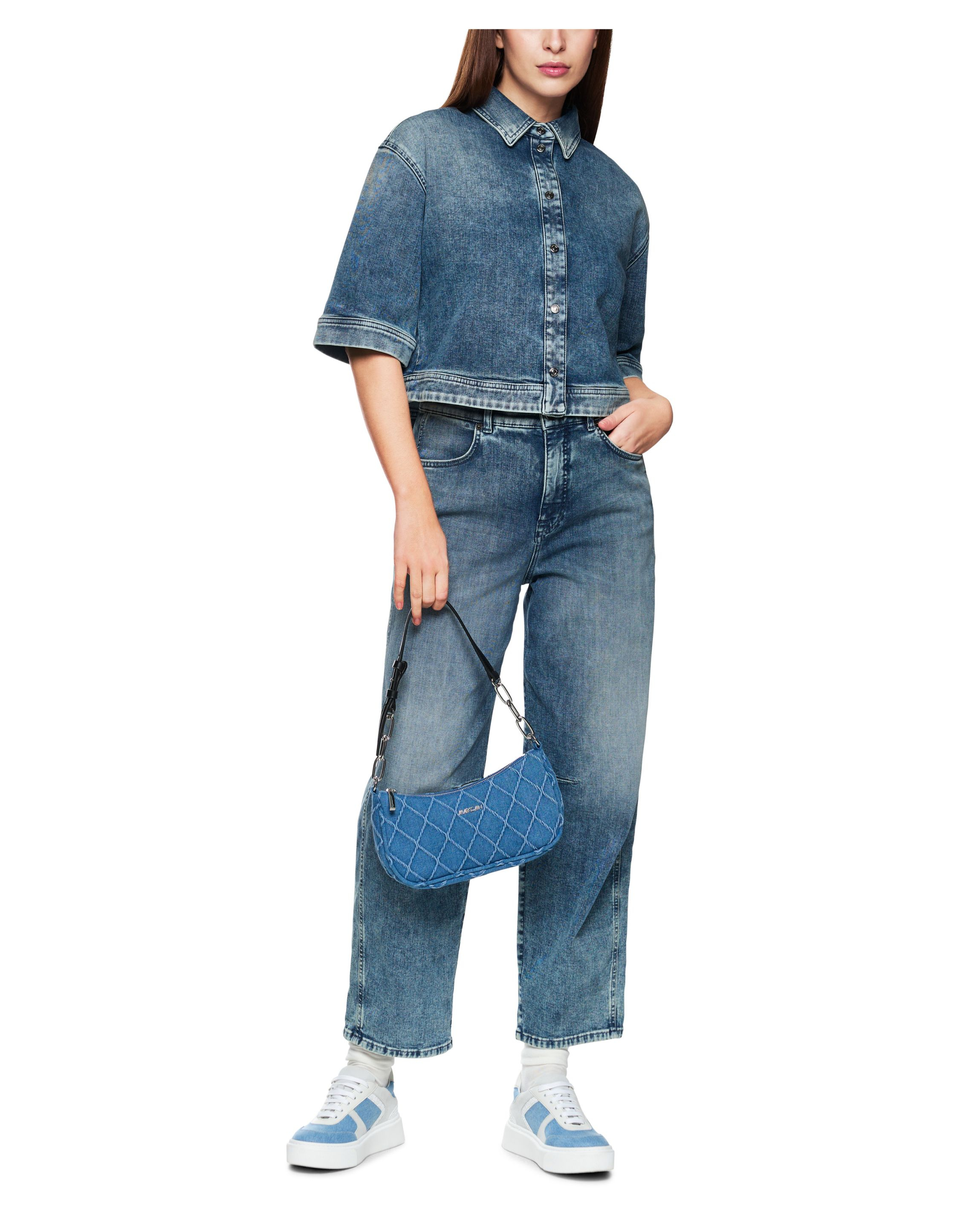 Marccain  Blouses Blauw Zs 51.12 D03