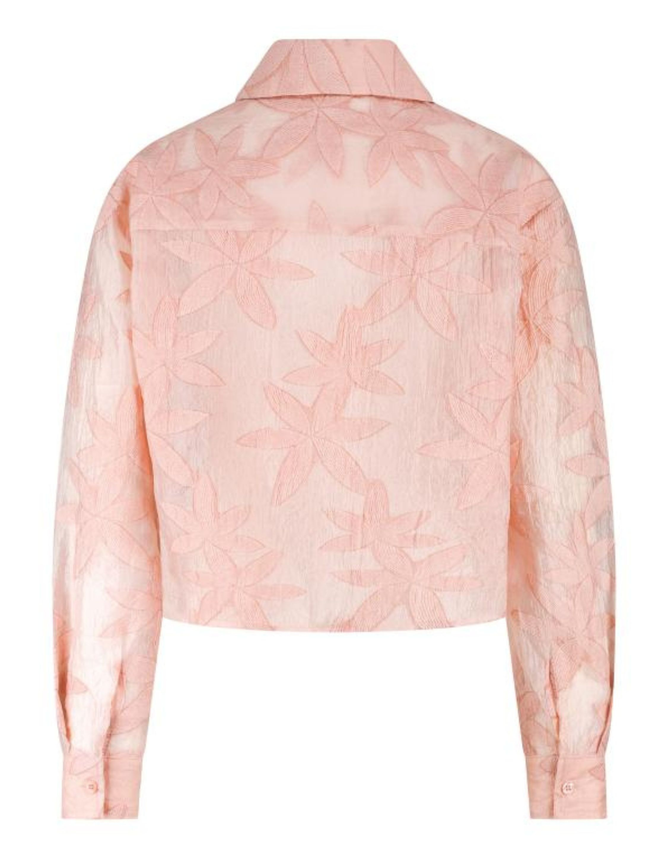 Nukus Sorrento Blouse Flower Blouses Lichtroze Nkf02024