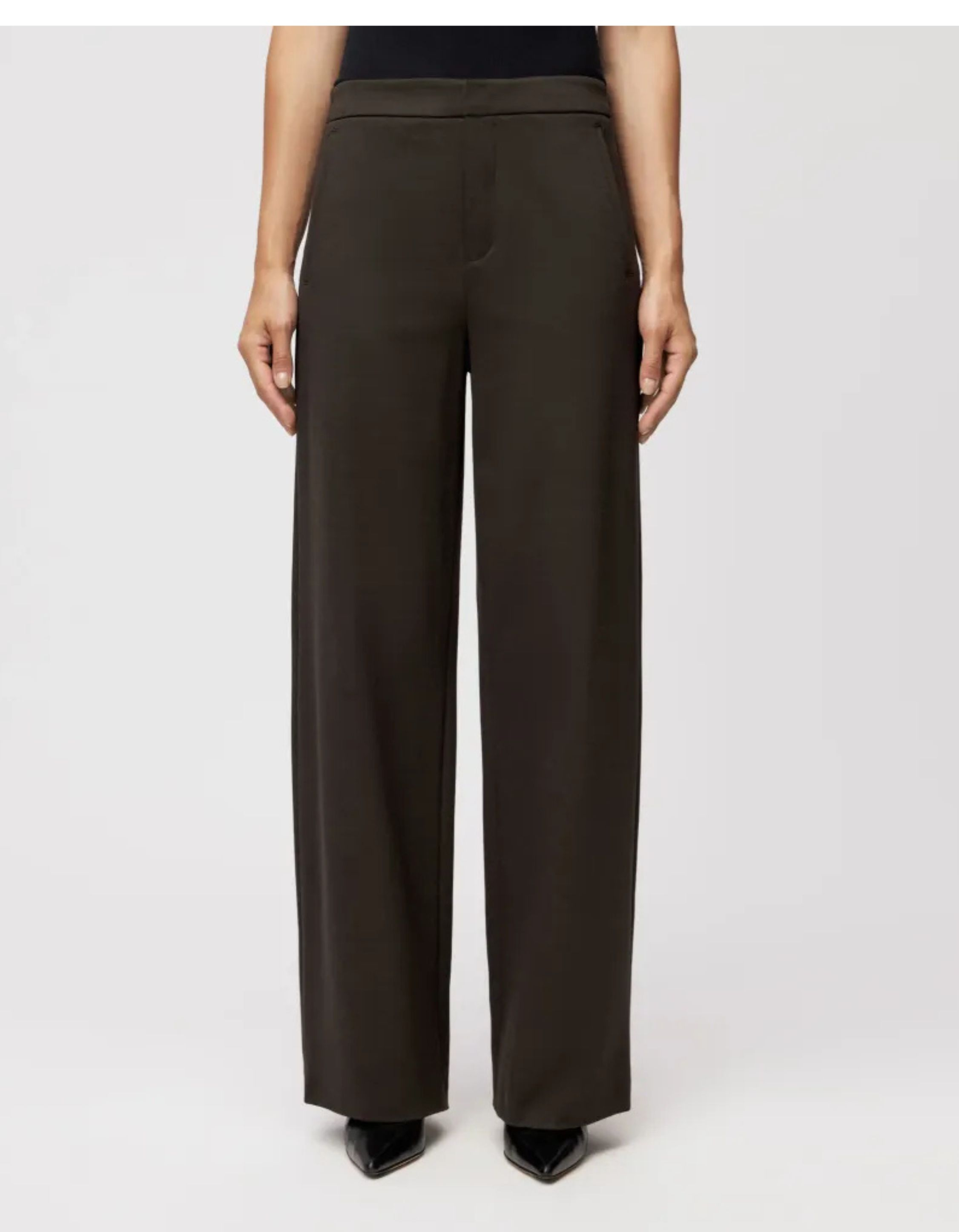 Drykorn  Pantalons Donkerbruin 136223 Fae_0