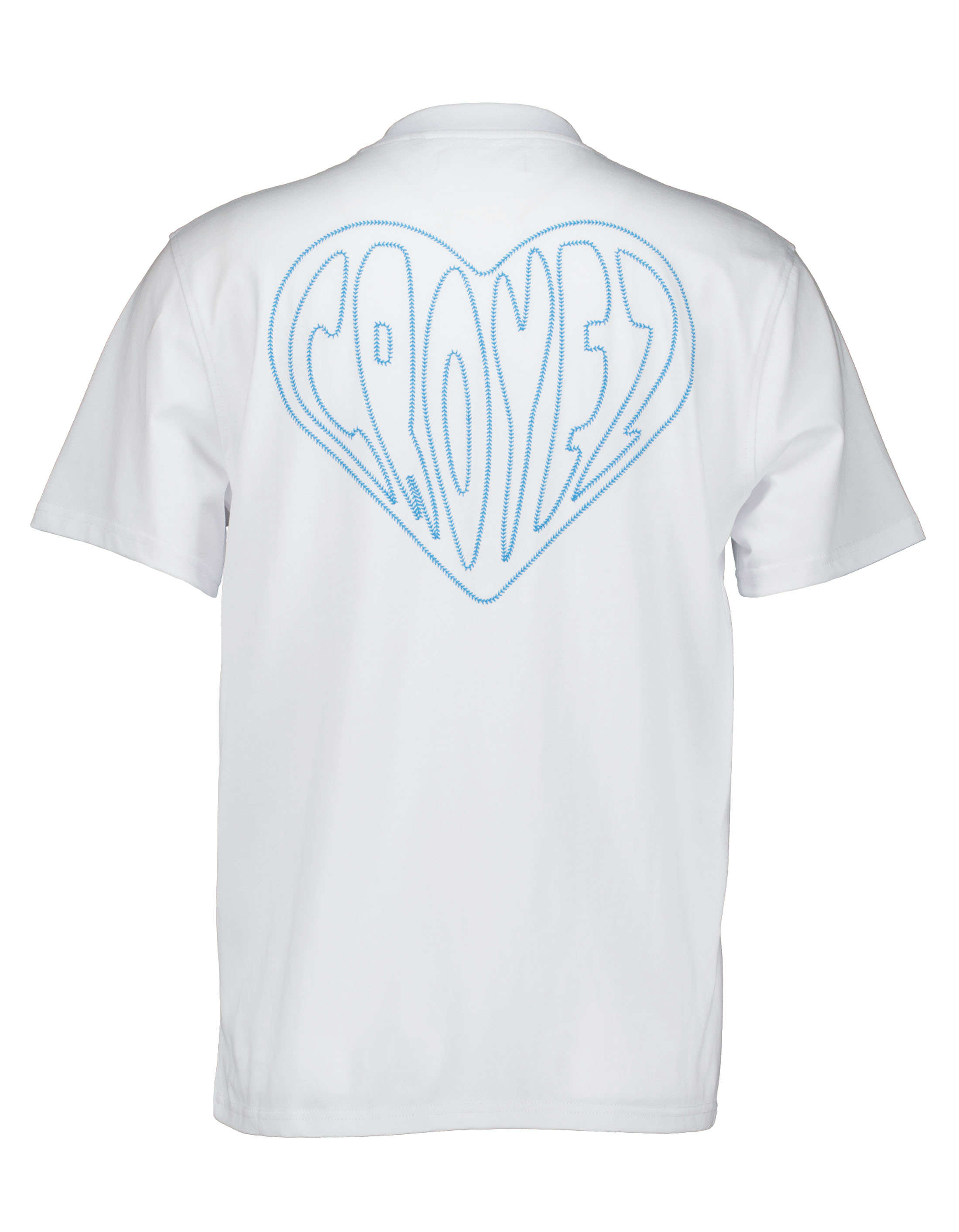 Croyez Croyez Stitched Heart T-shirts Wit Cr1-pf25-15