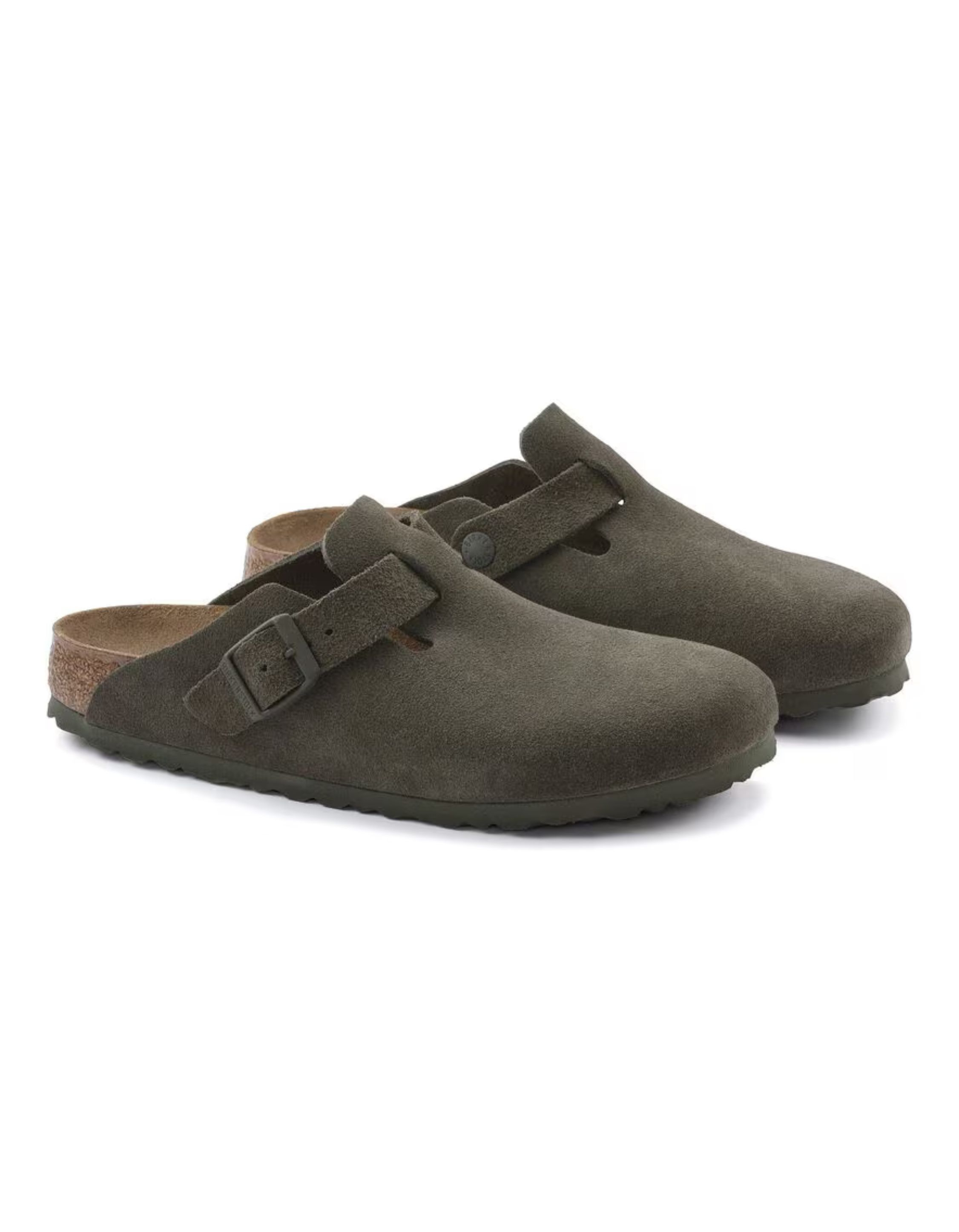 Birkenstock Boston Slippers Groen 1024714