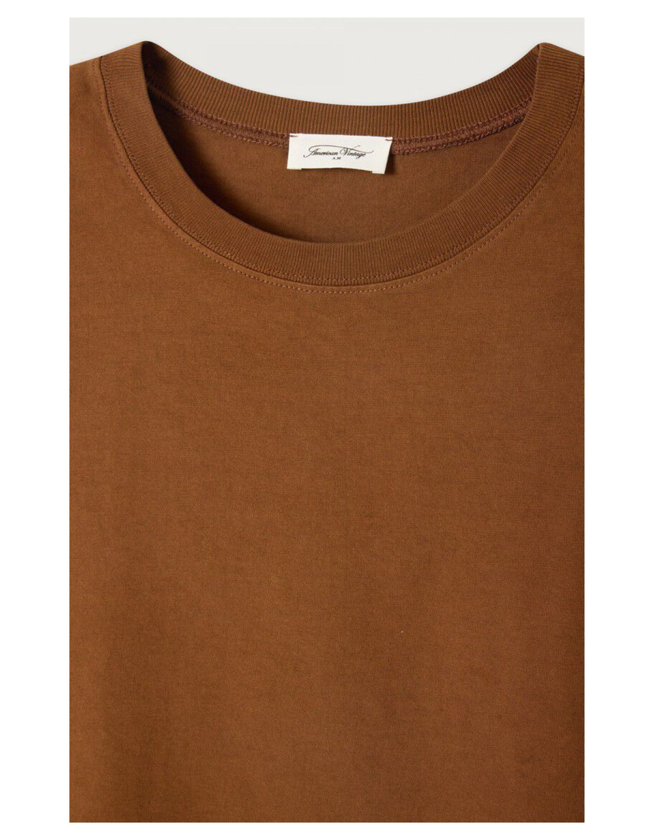 American Vintage Fizvalley T-shirts Bruin Fiz02ah25
