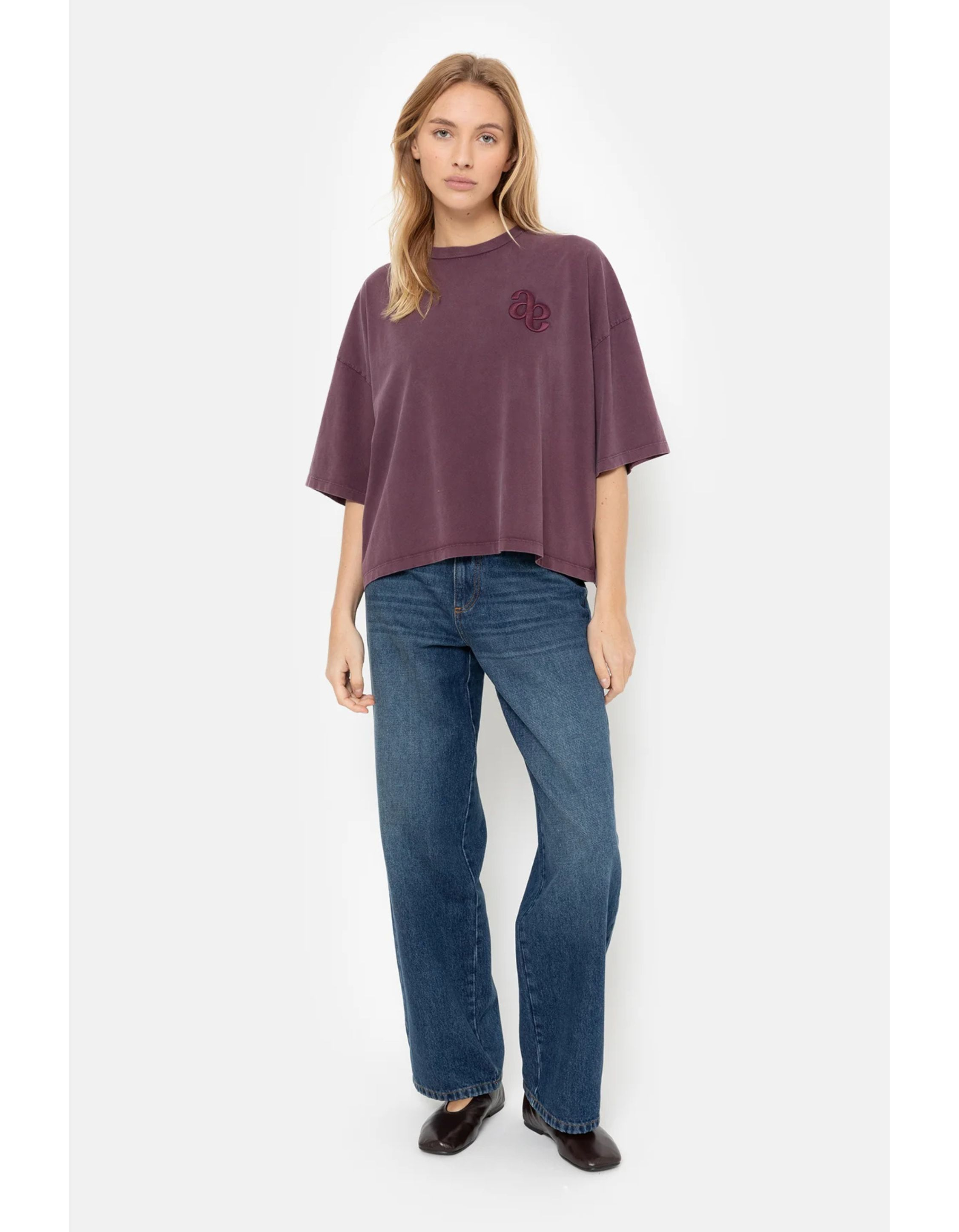 Âme Antwerp  T-shirts Bordeaux Eloise-a