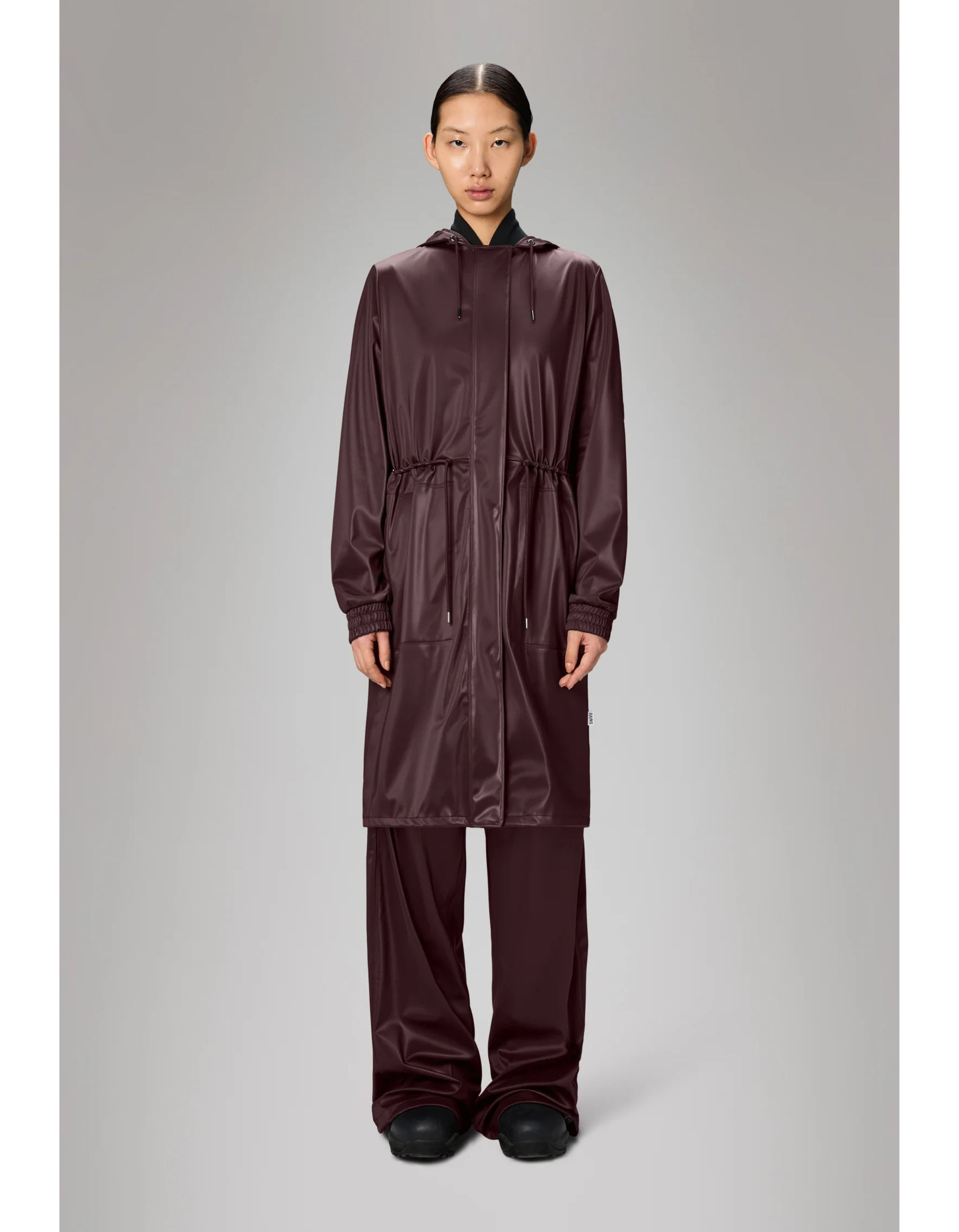 Rains String W Parka's Bordeaux 18550 String W
