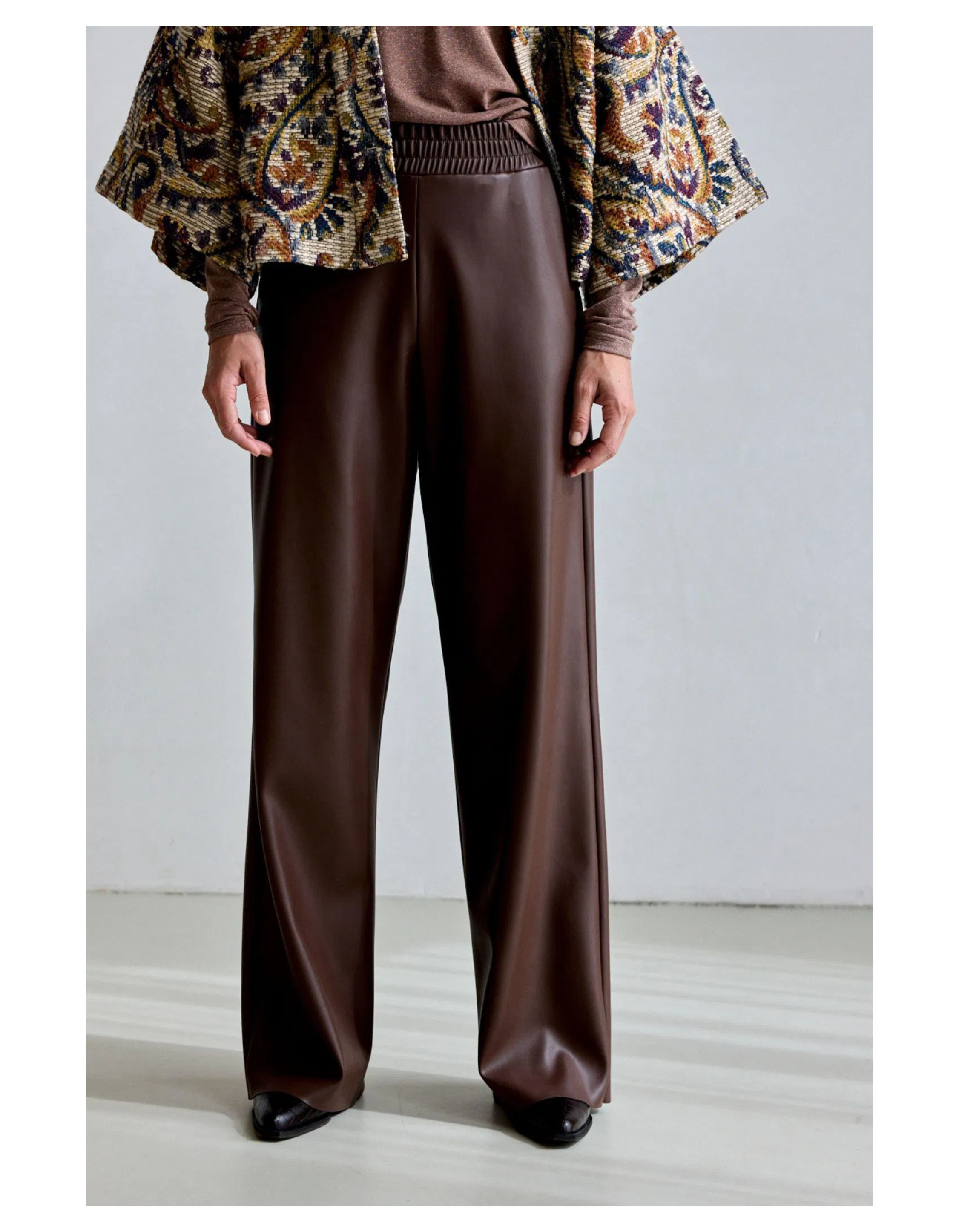 Femmes Du Sud Pt-0036 Pantalons Bruin Delphine