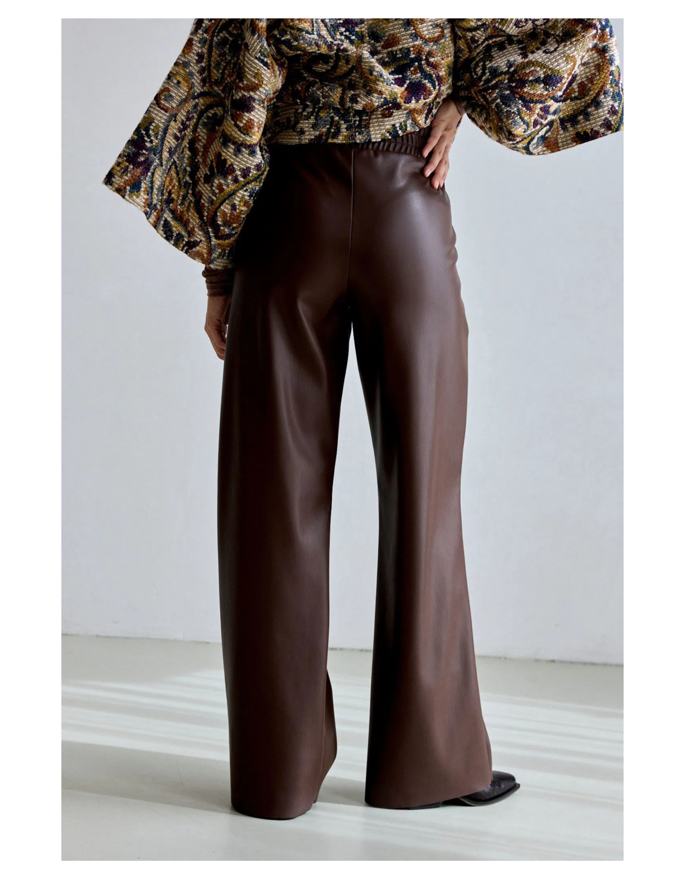 Femmes Du Sud Pt-0036 Pantalons Bruin Delphine