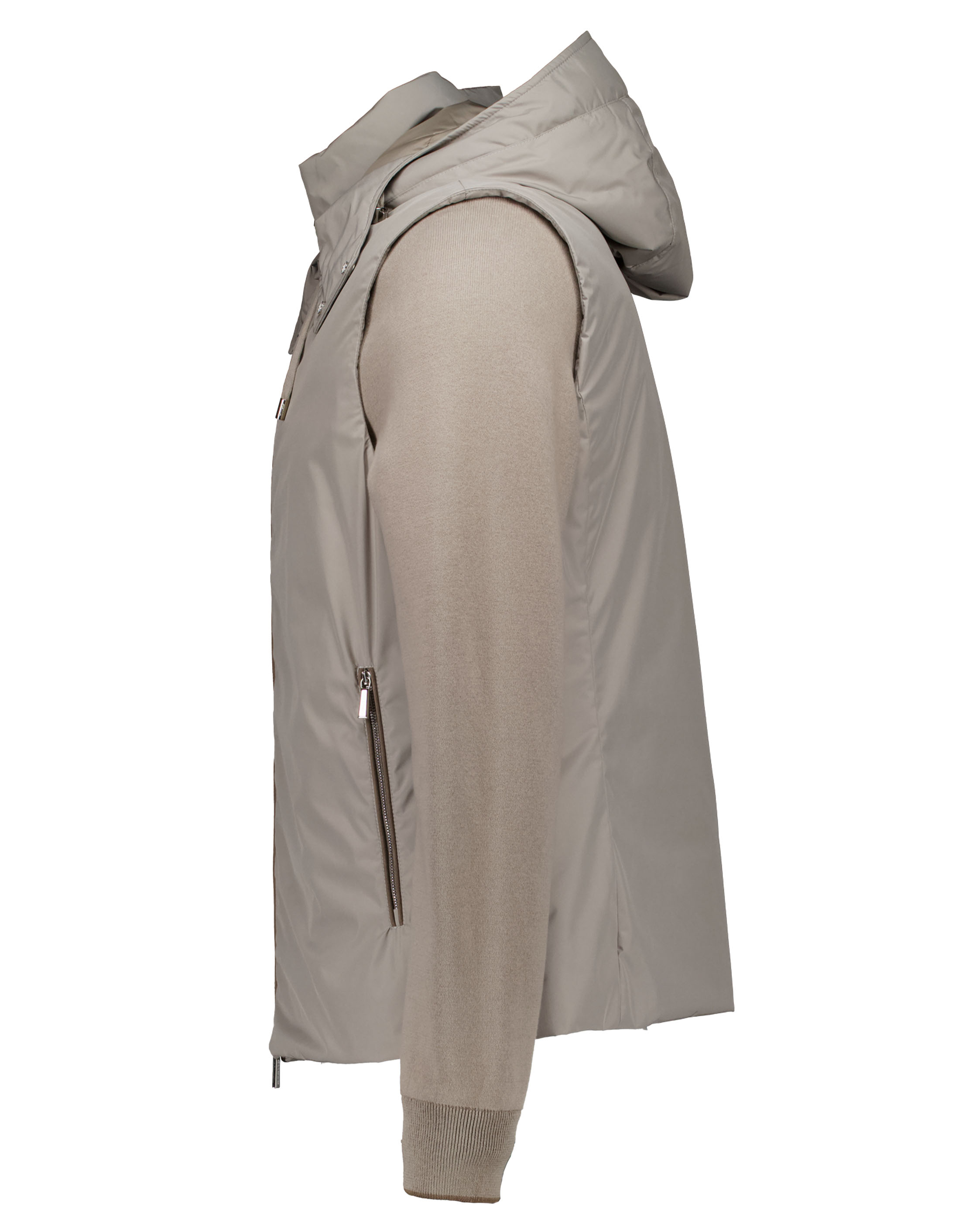 Moorer Mougi100852-tepa023 Gewatteerde Jassen Taupe Evan-stop