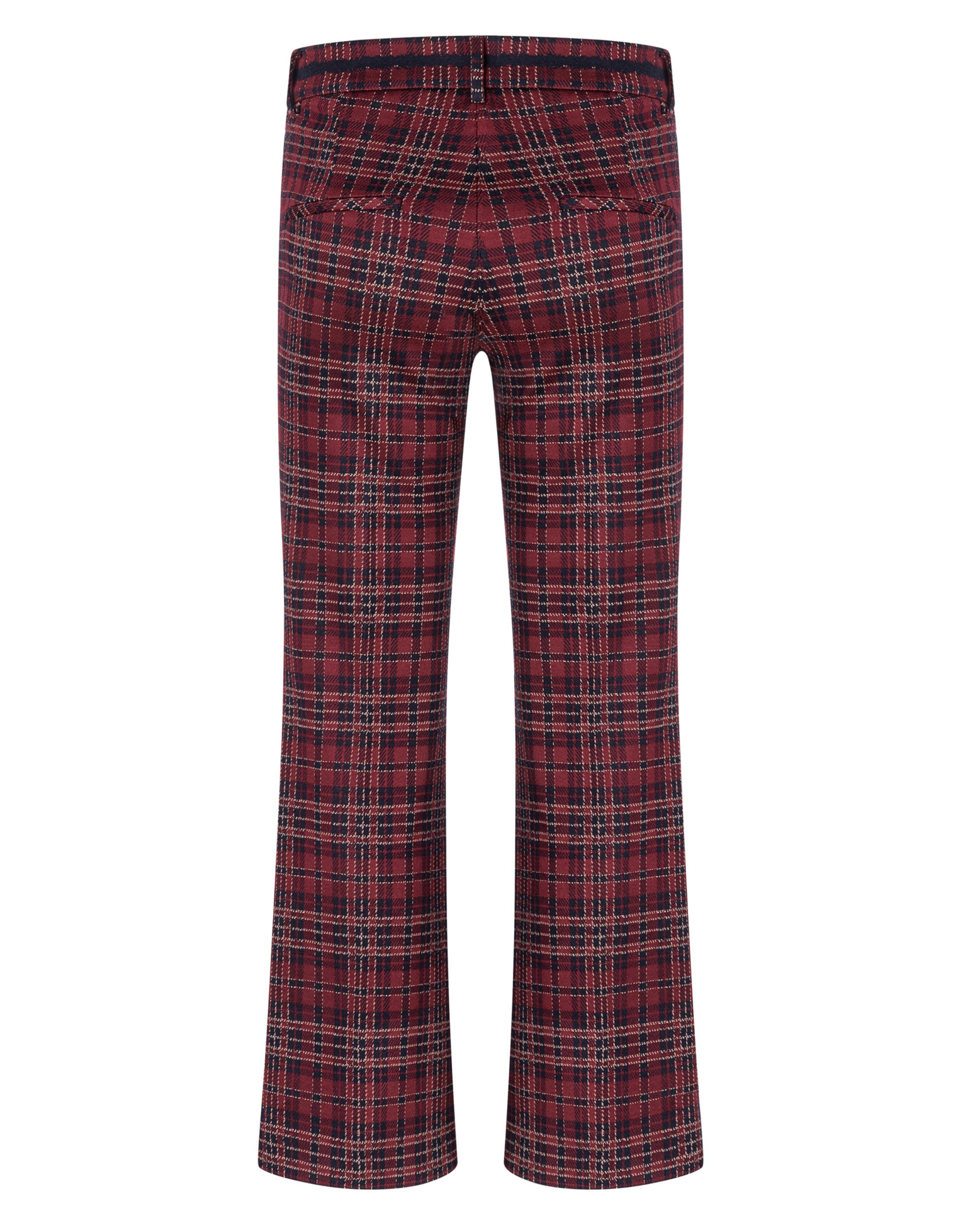 Cambio Francoise Cropped Pantalons Bordeaux 6456 0387 12
