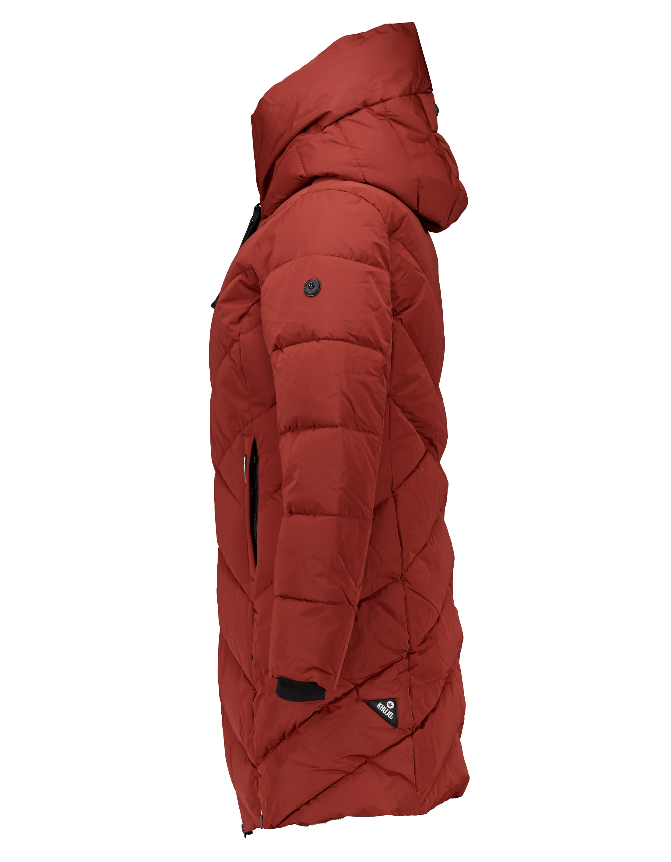 Khujo  Gewatteerde Jassen Rood Darka2