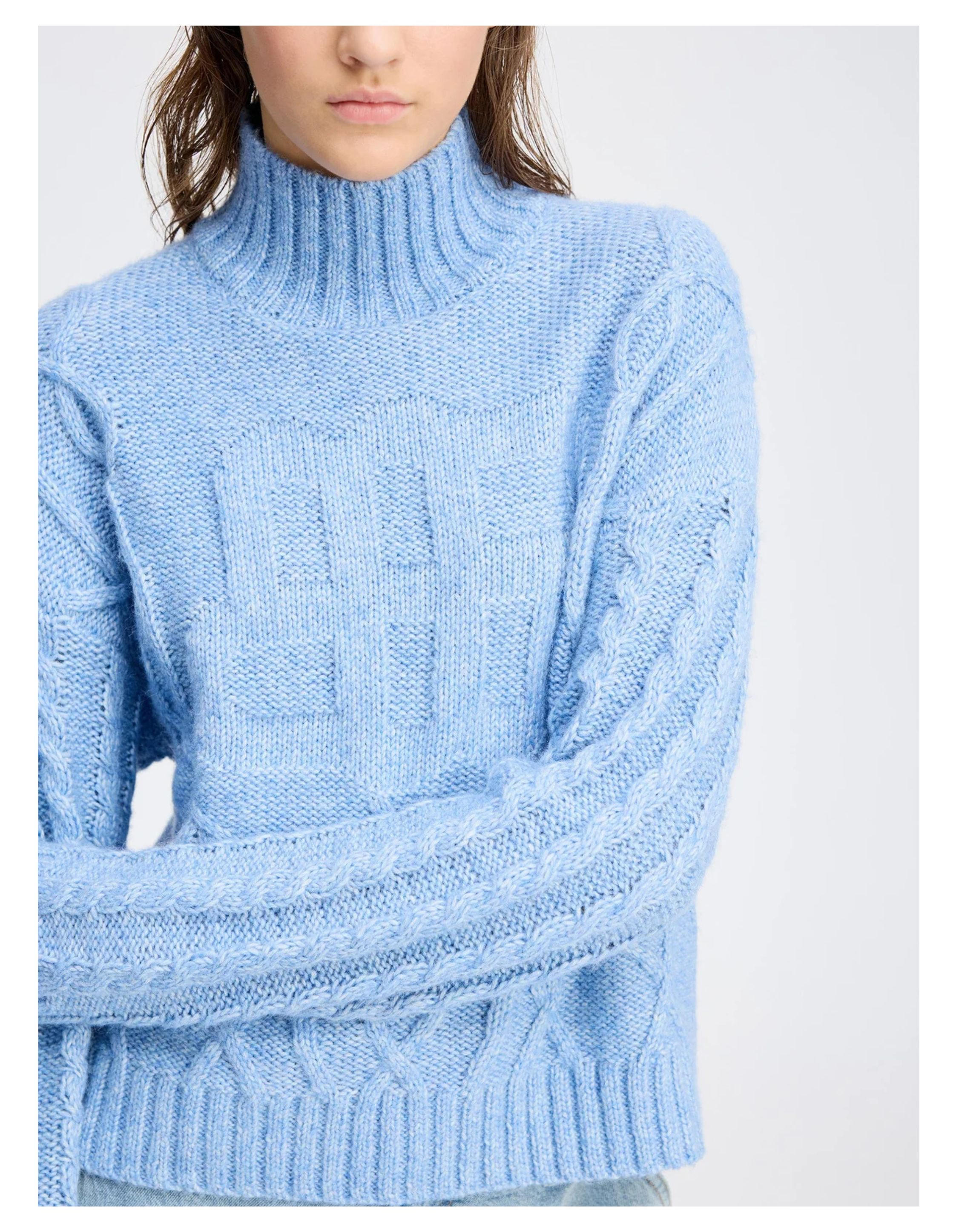 Munthe Loganberr Truien Blauw 253-1633-25377