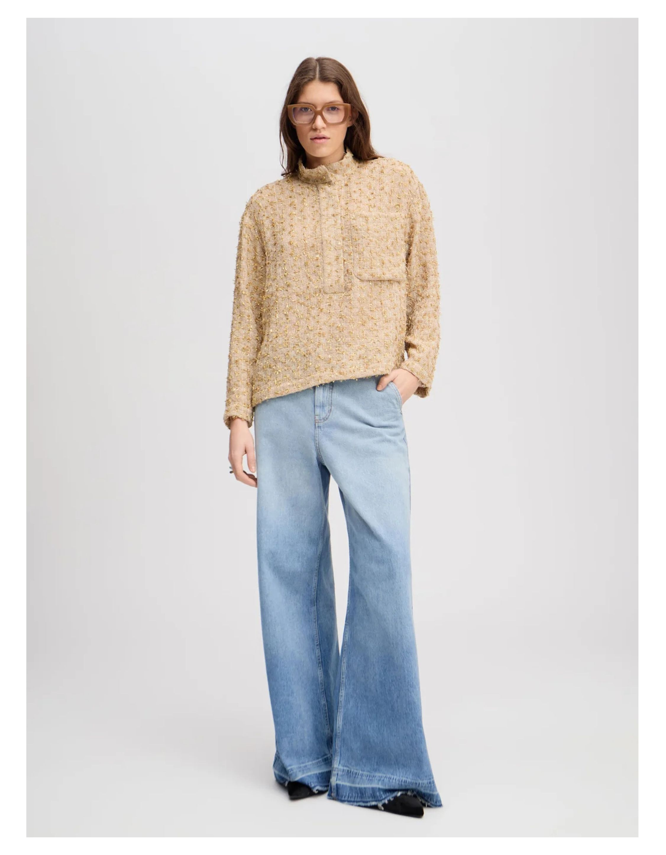 Munthe Lucapa Blouses Goud 253-1042-25335