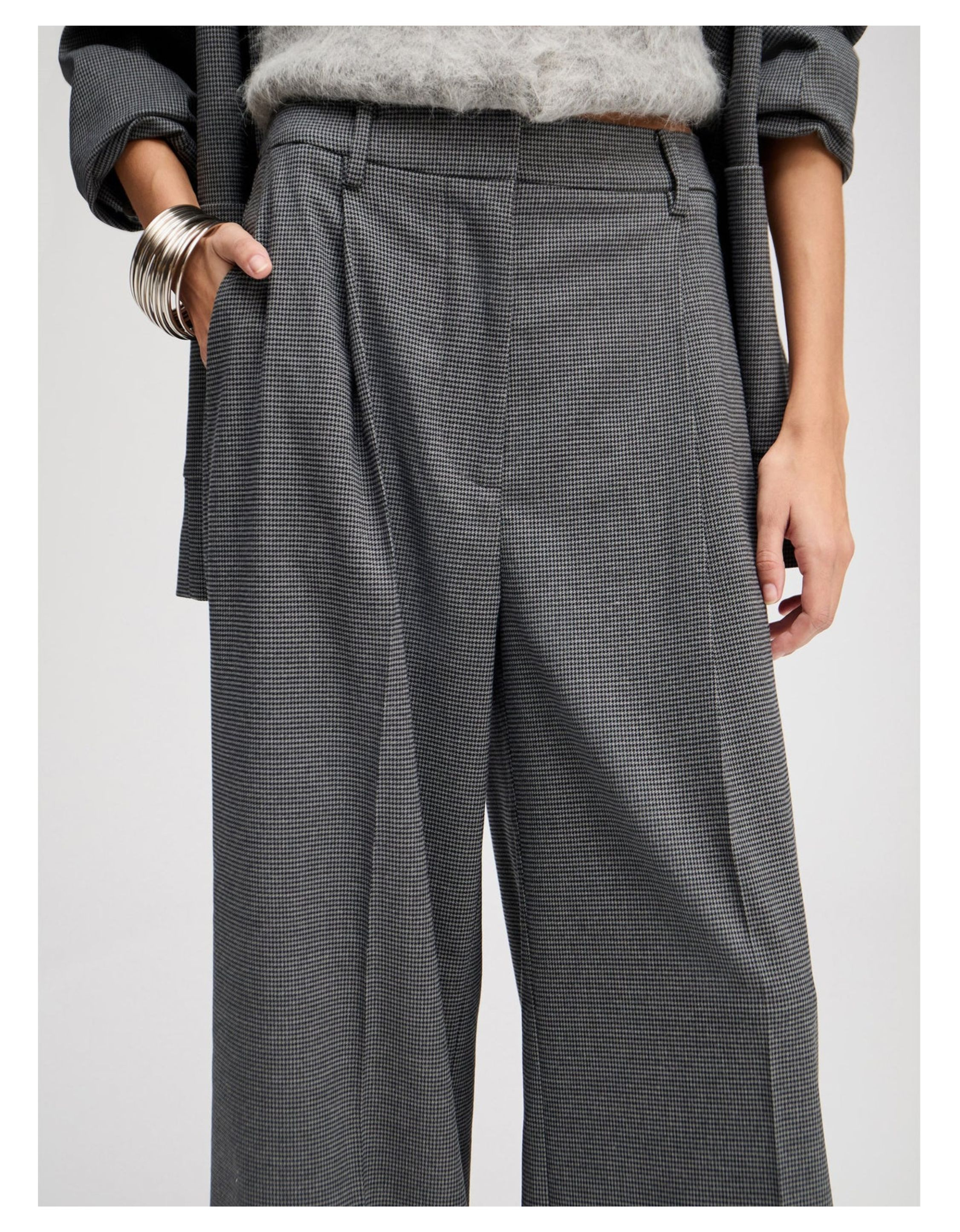 Munthe Lupon Pantalons Donkergrijs 253-1425-25309