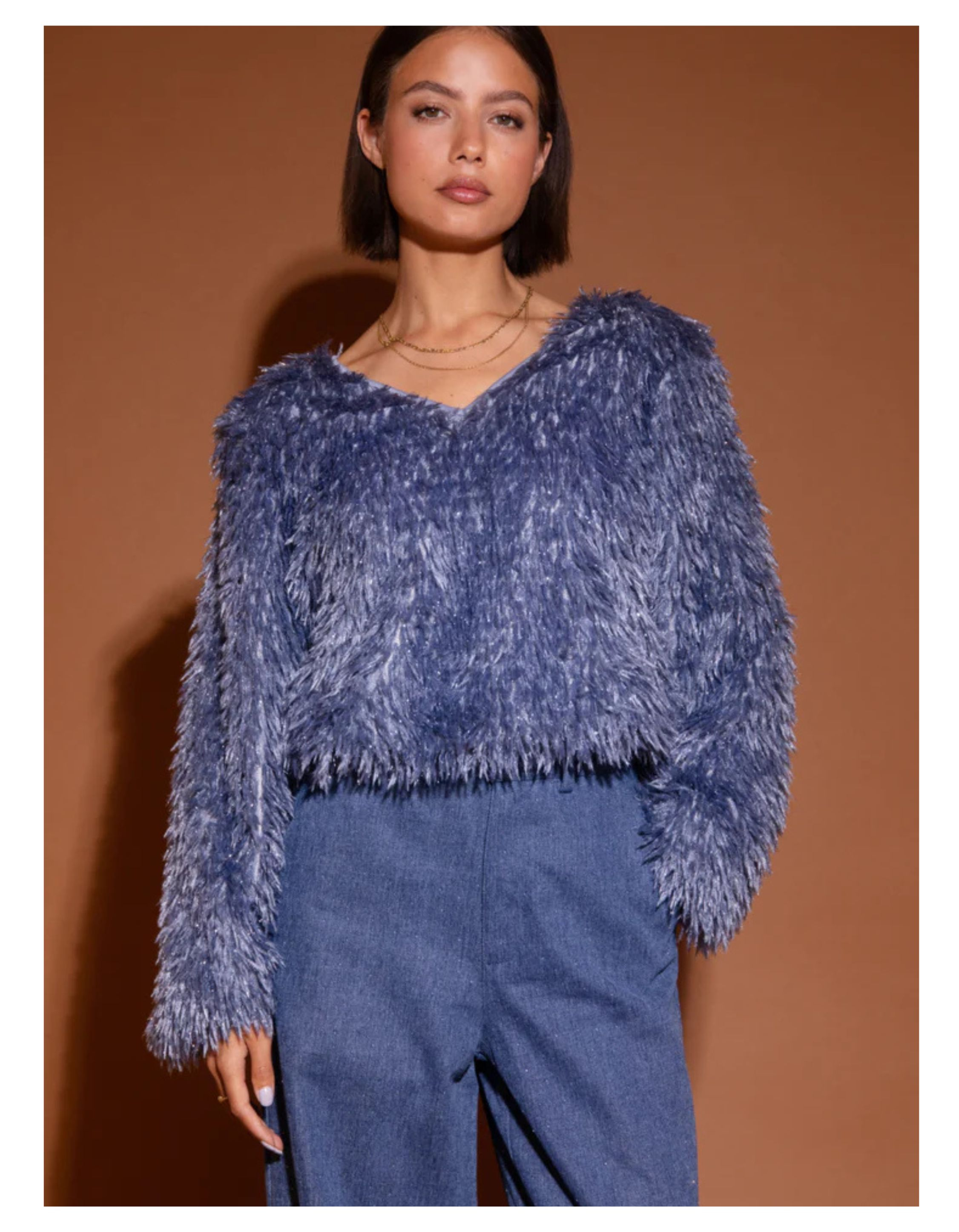 Studio Amaya 253-31 Tops Blauw Bridget