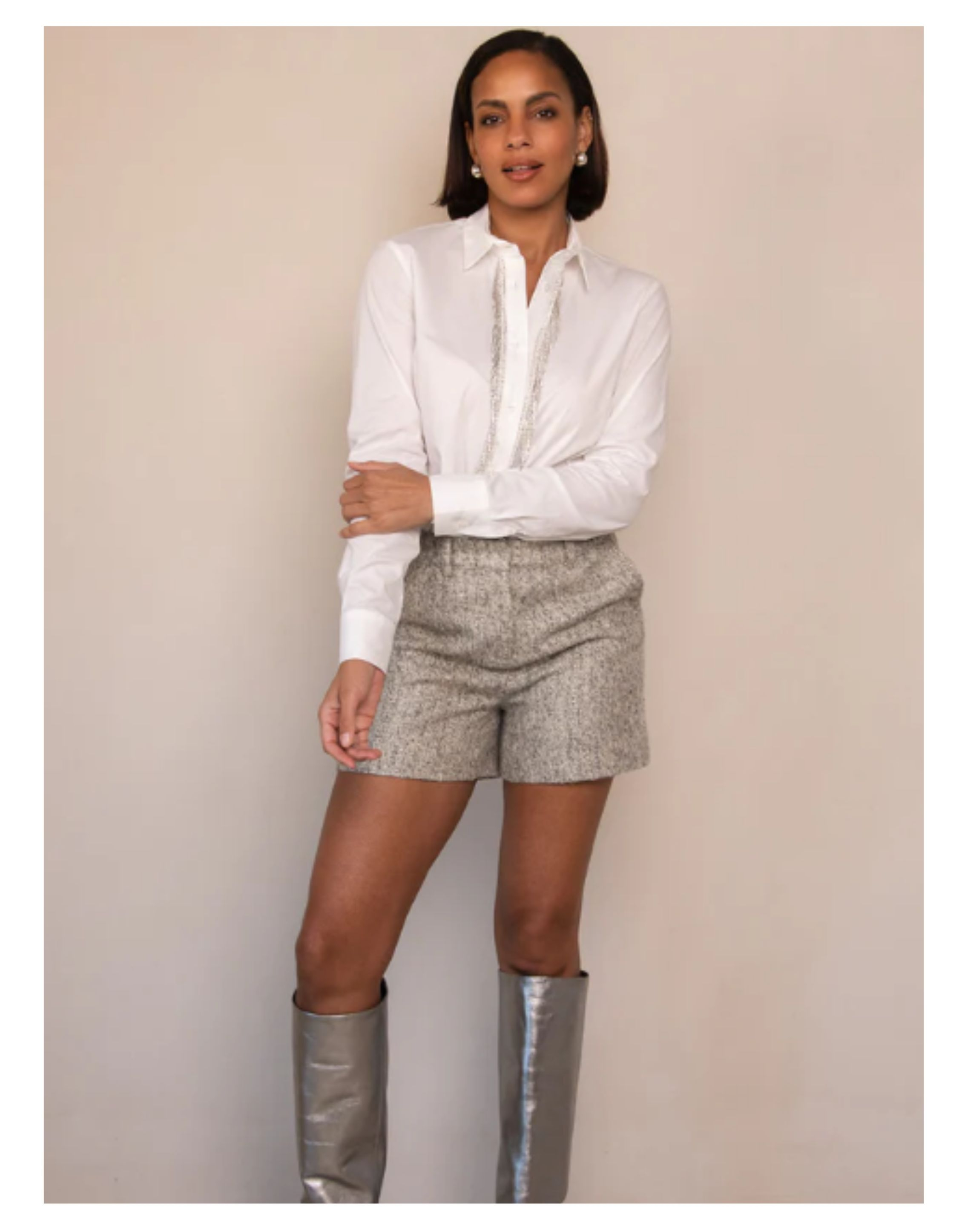 Freebird Blouse  Off White Bina