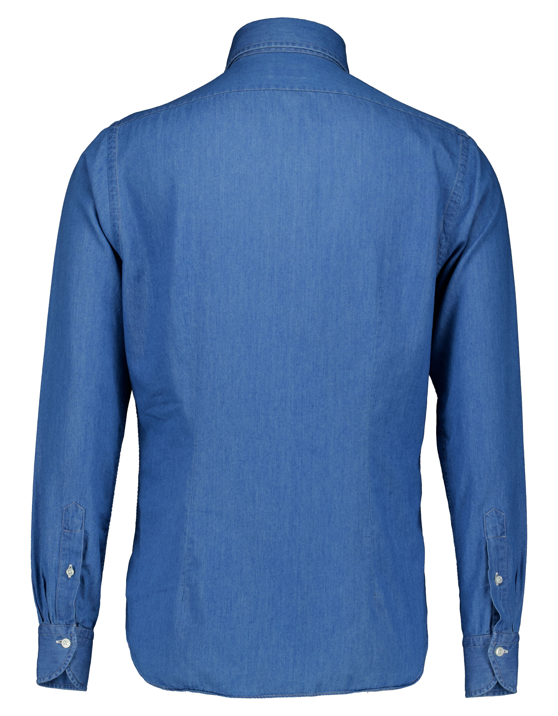 Xacus Washed Shirt Lange Mouw Overhemden Blauw 721ml/91118