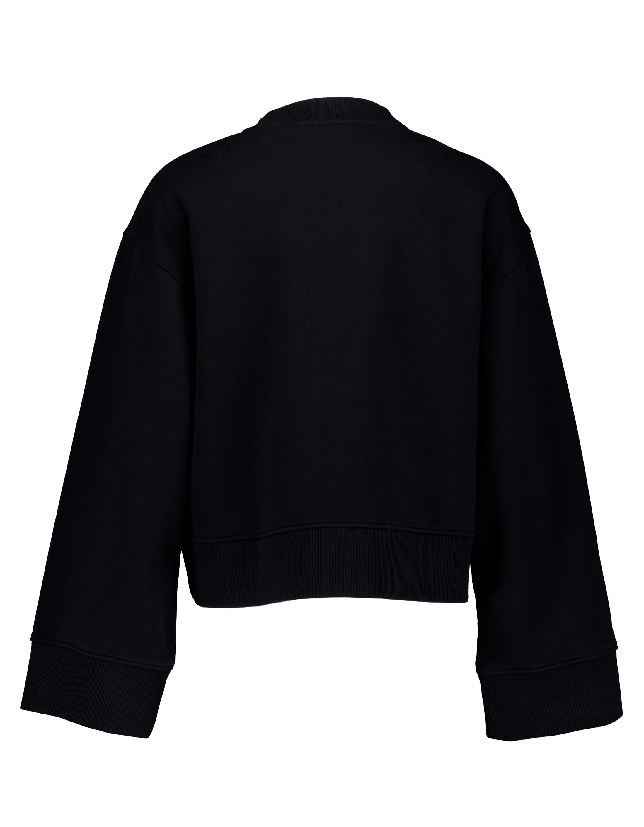Olaf Wmn Retro Logo Crewneck Sweaters Zwart W990207