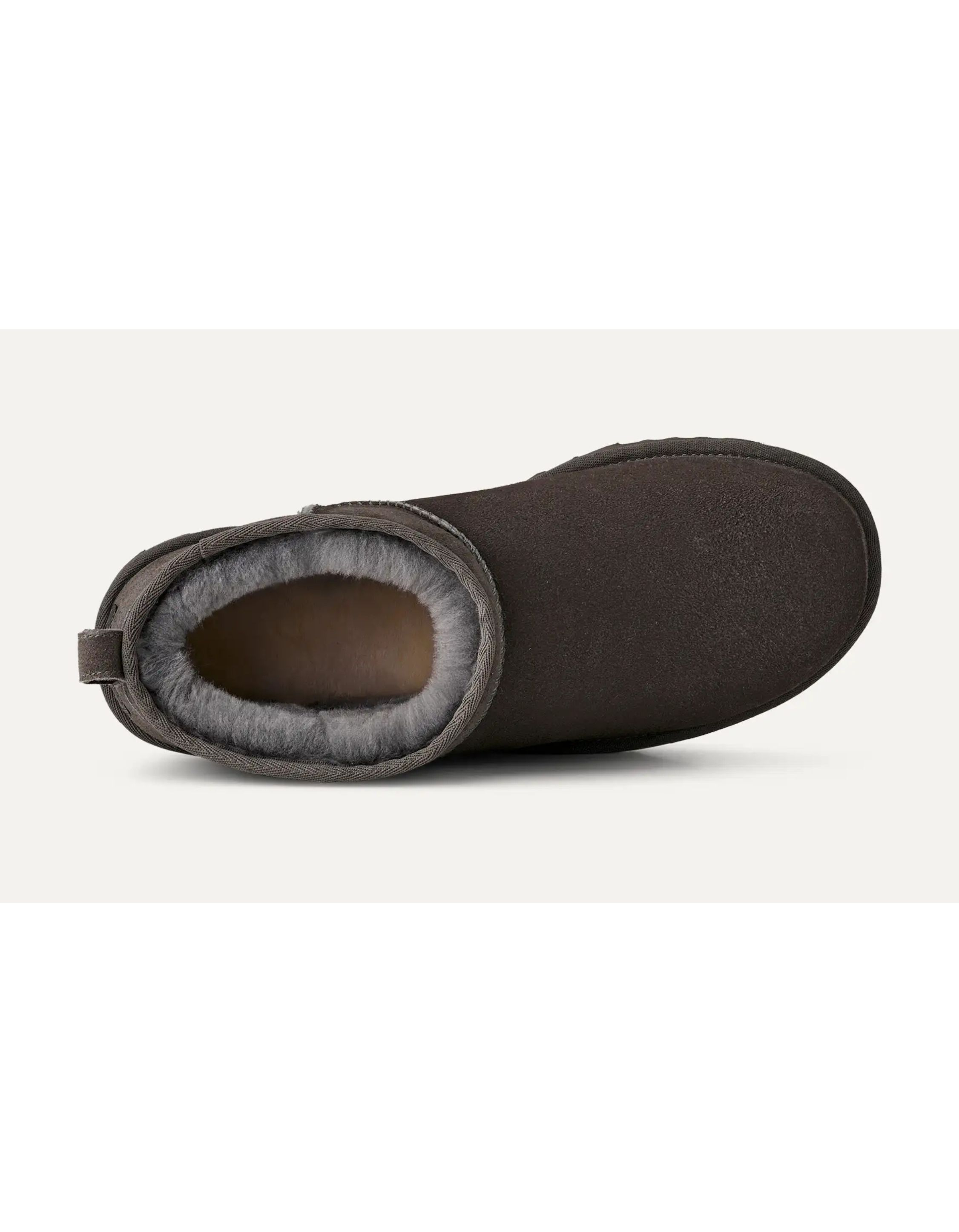 Ugg M Classic Ultra Mini Enkellaarzen Donkergrijs 1137391