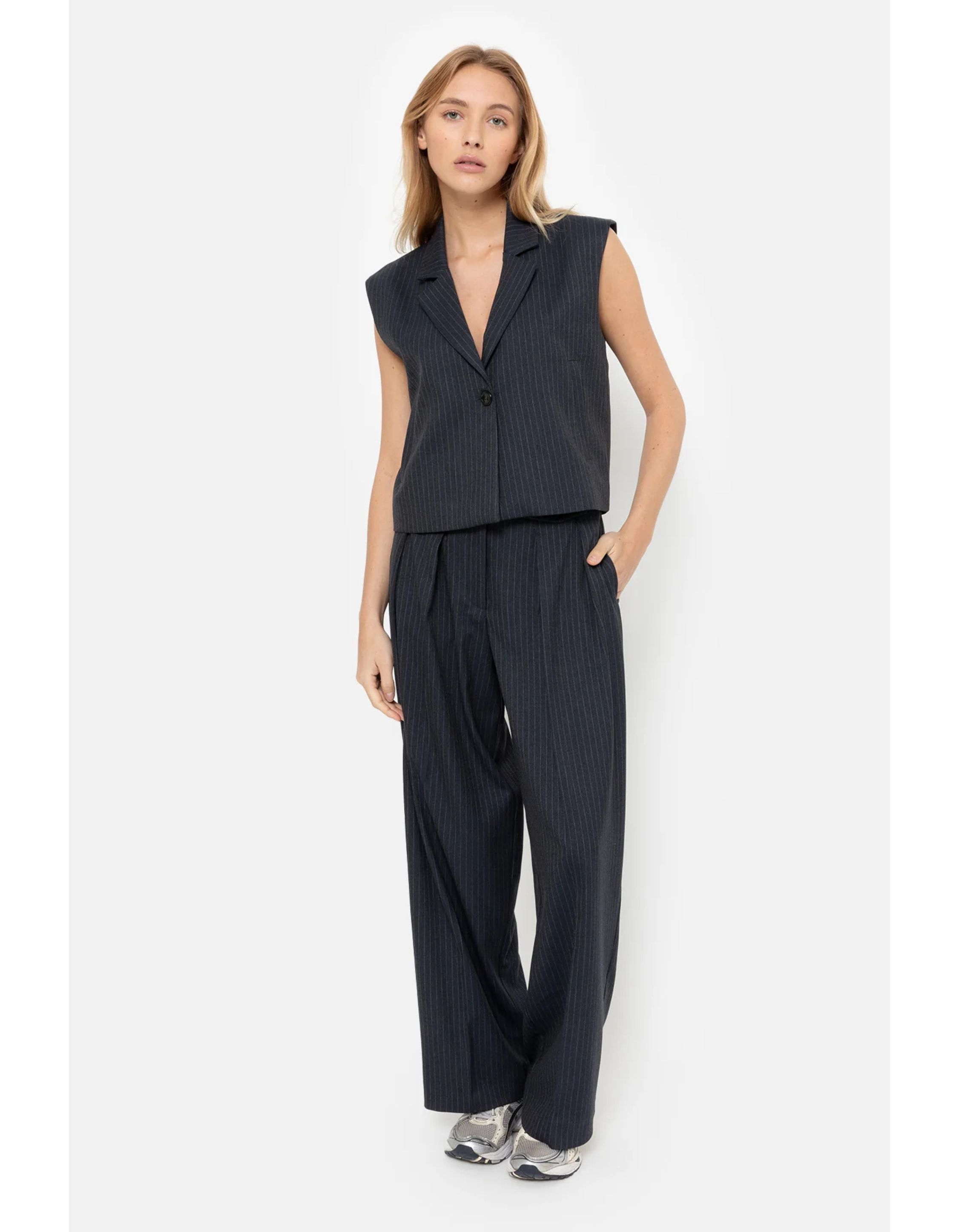 Âme Antwerp Pants  Donkergrijs Michel