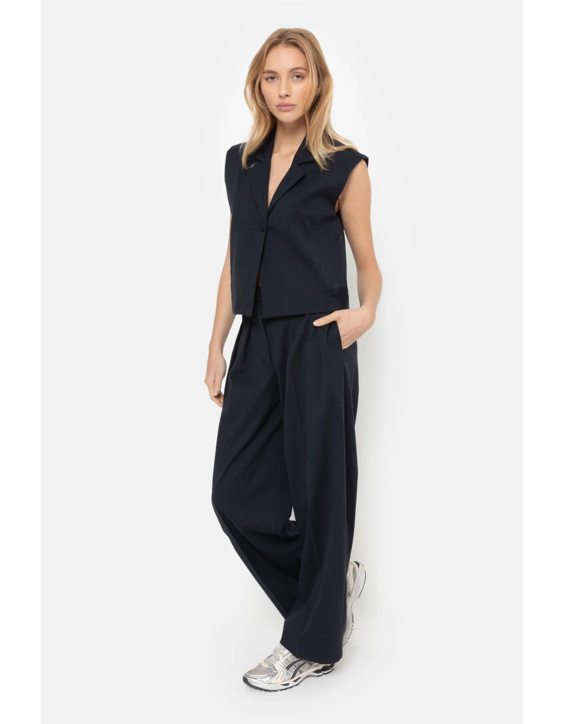 Âme Antwerp Pants  Donkerblauw Michel