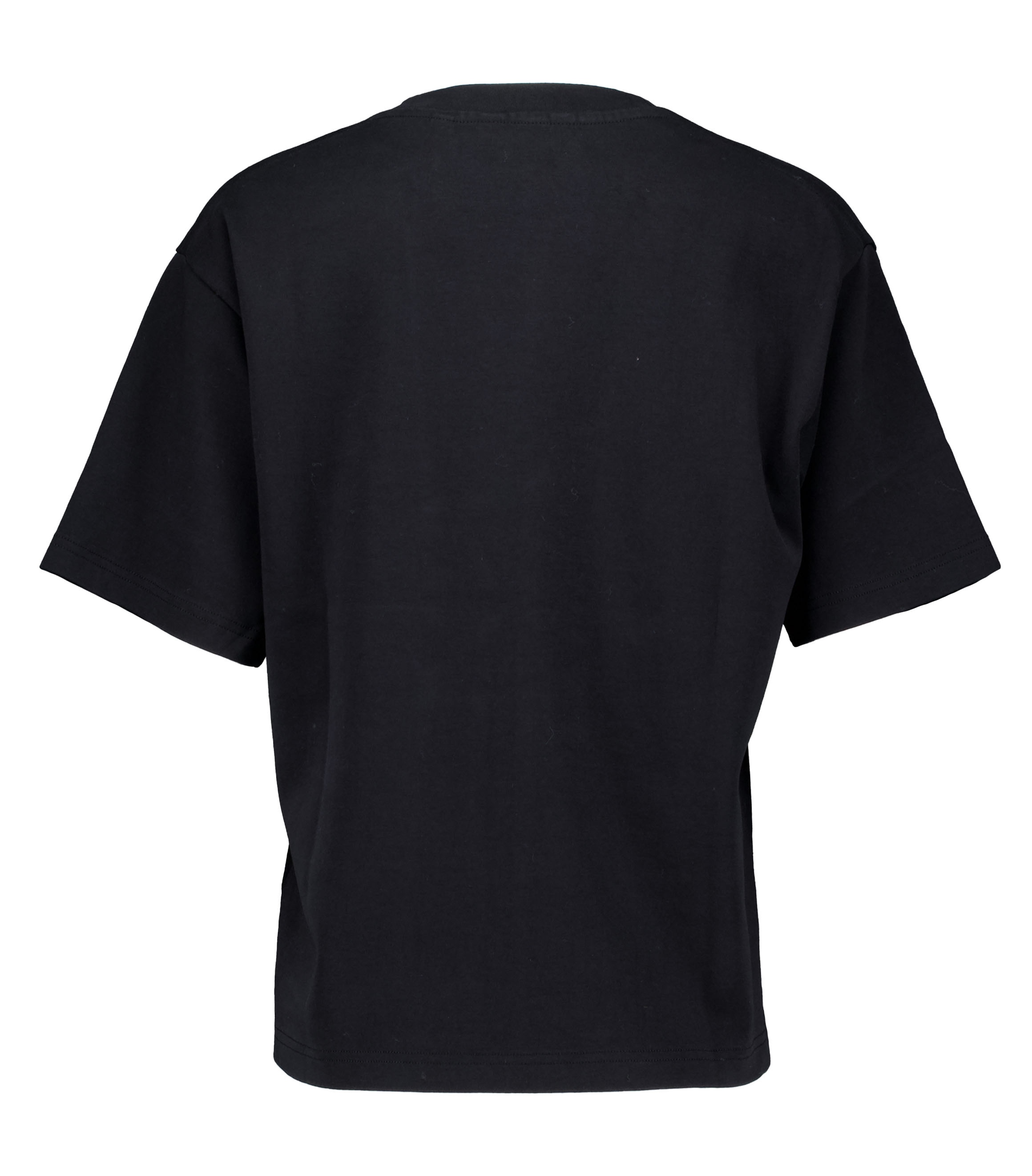 Olaf Wmn Retro Logo Boxy Tee T-shirts Zwart W990101