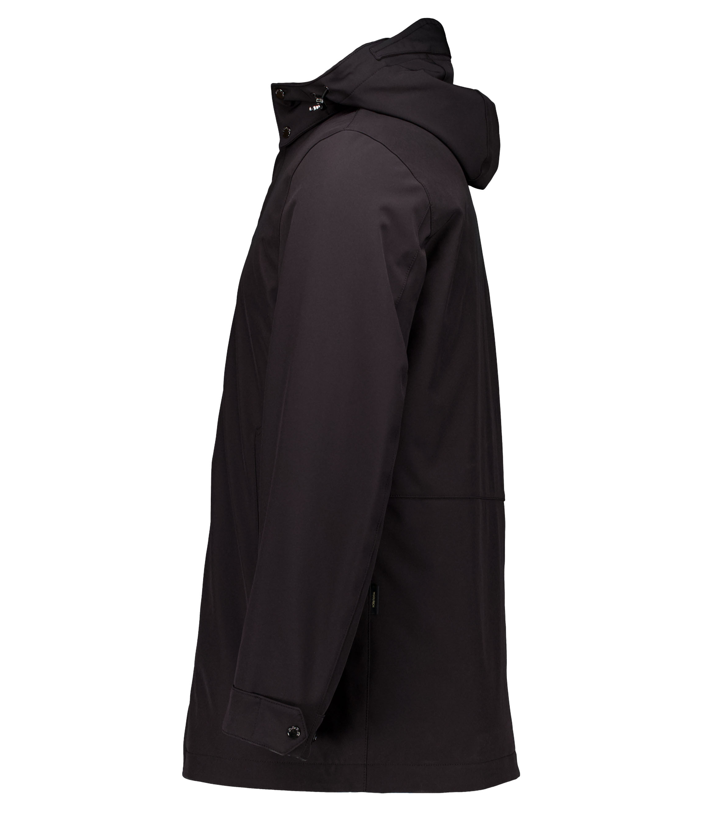 Woolrich Soft Shell Barrow Mac Coat  Zwart Cfwoou2017mrut3496