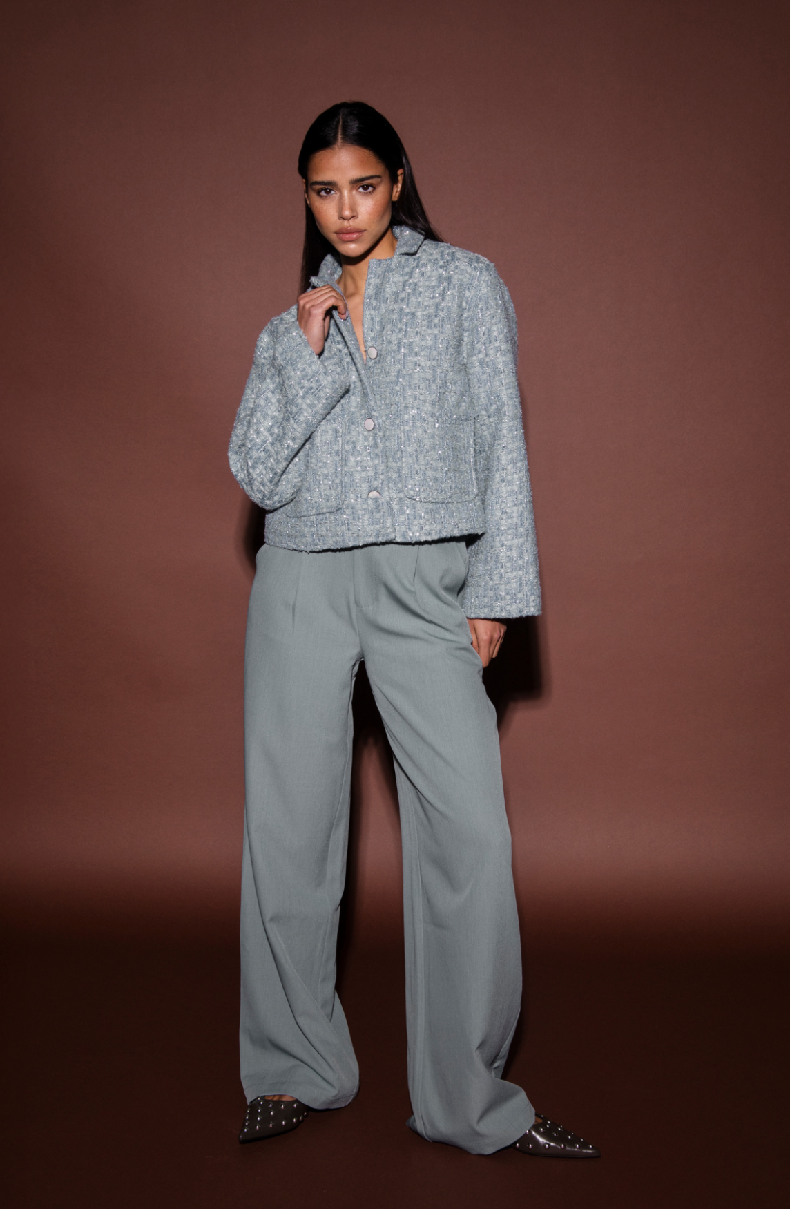 Amaya Amsterdam 254-a11 Jackets Blauw Poppy Jacket