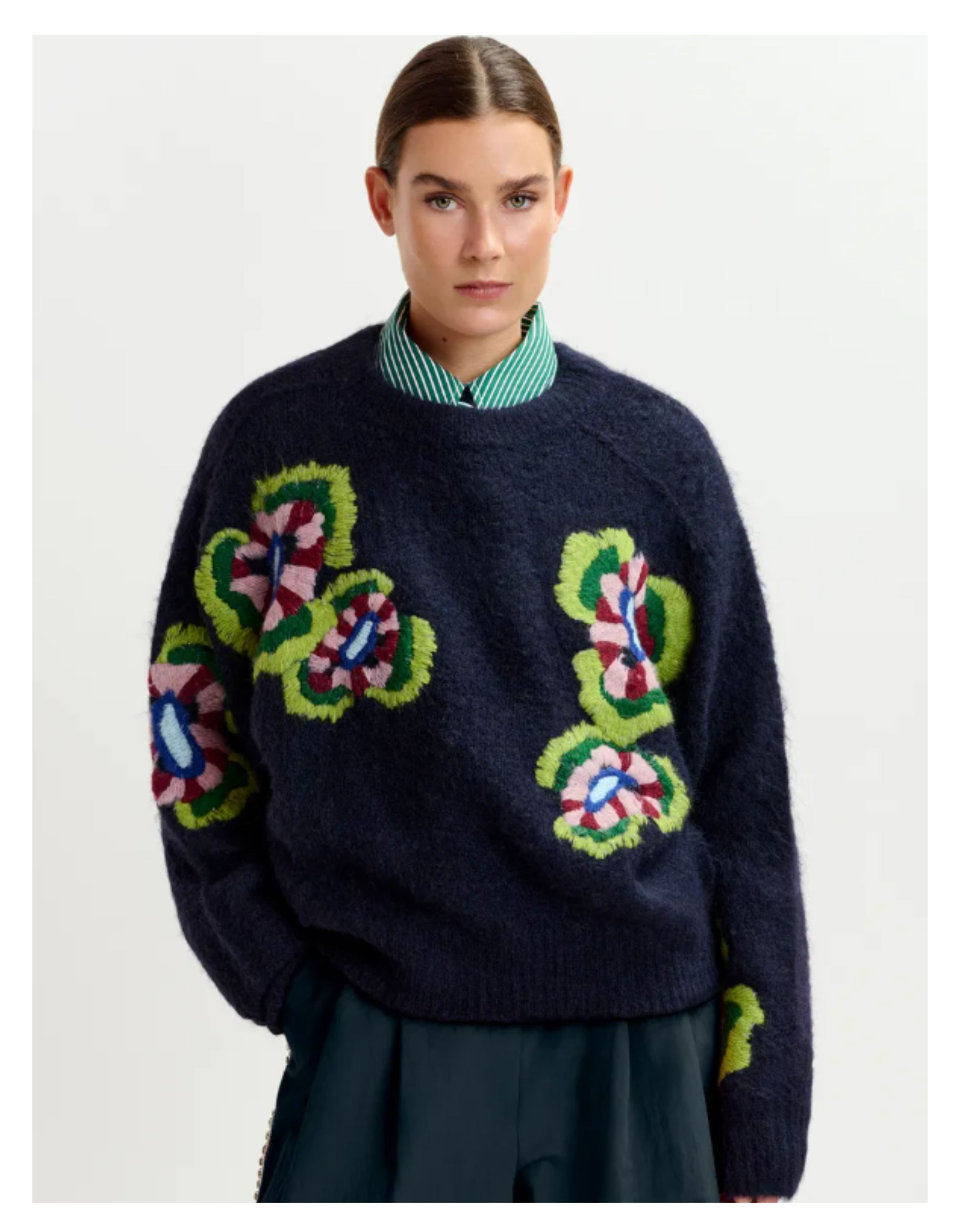 Essentiel Antwerp  Truien Donkerblauw Impossible2