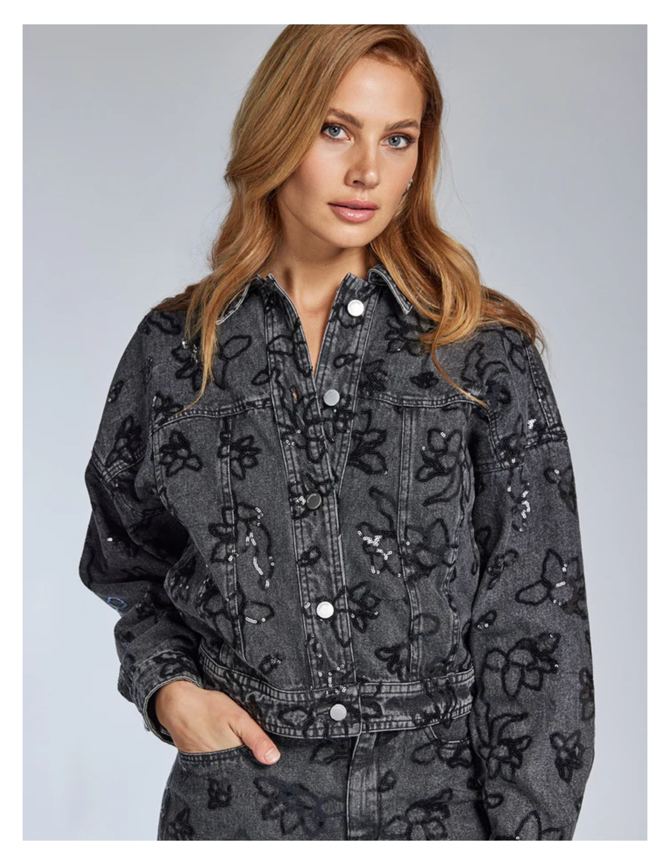 Freebird Jacket Spijkerjassen Zwart Louk