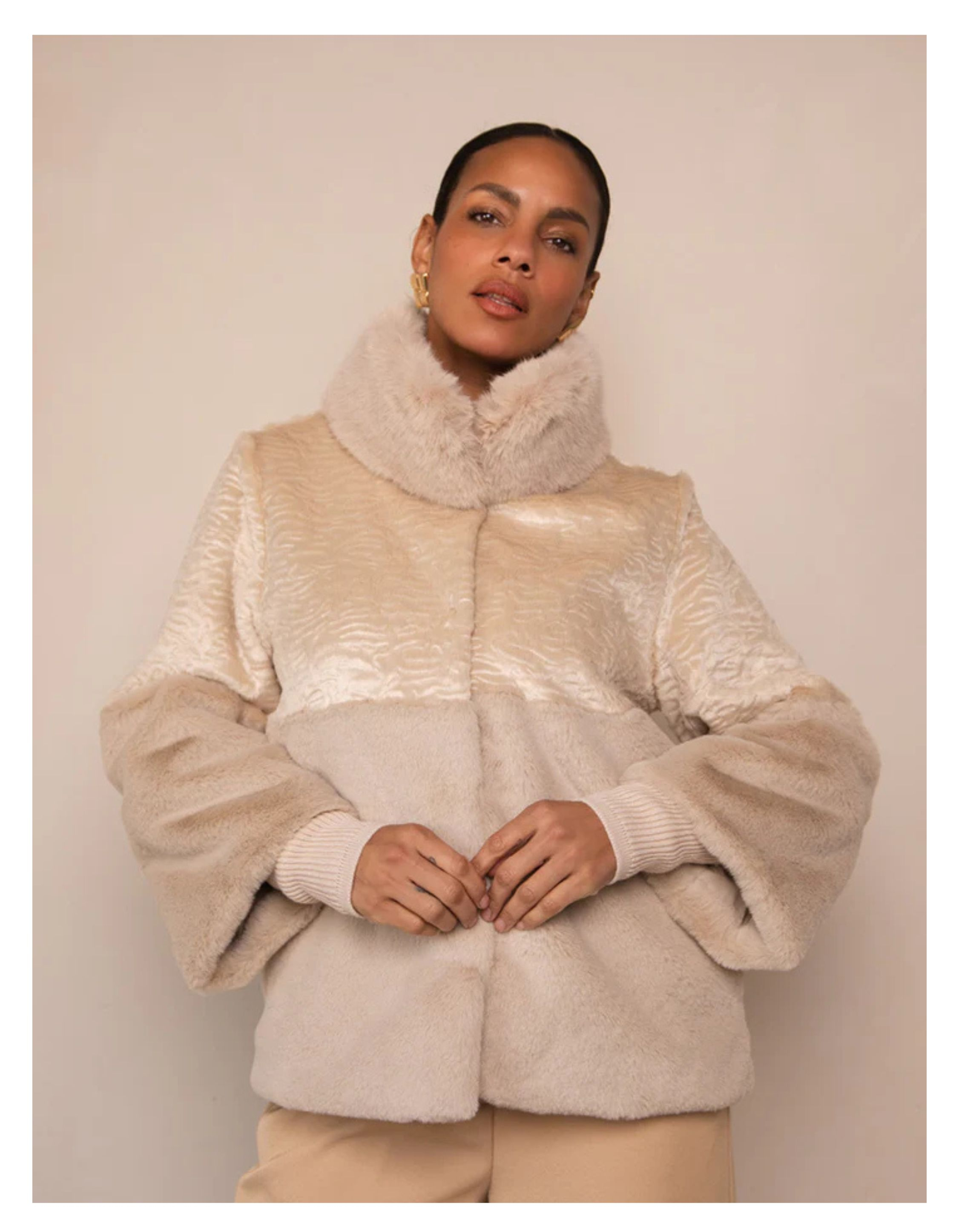 Freebird Coat  Off White Olisa