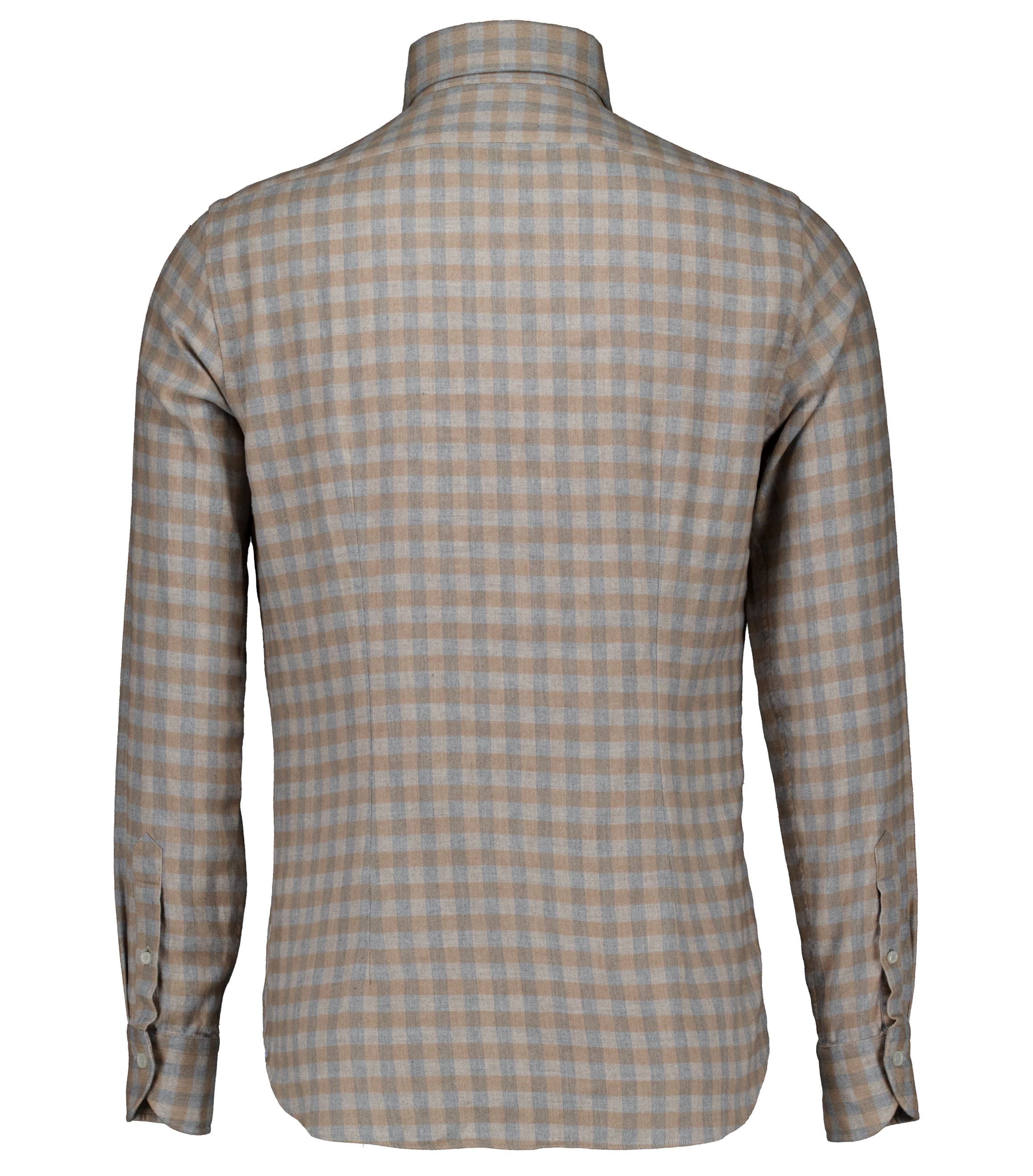 Xacus Washed Shirt Lange Mouw Overhemden Beige 721ml/91338