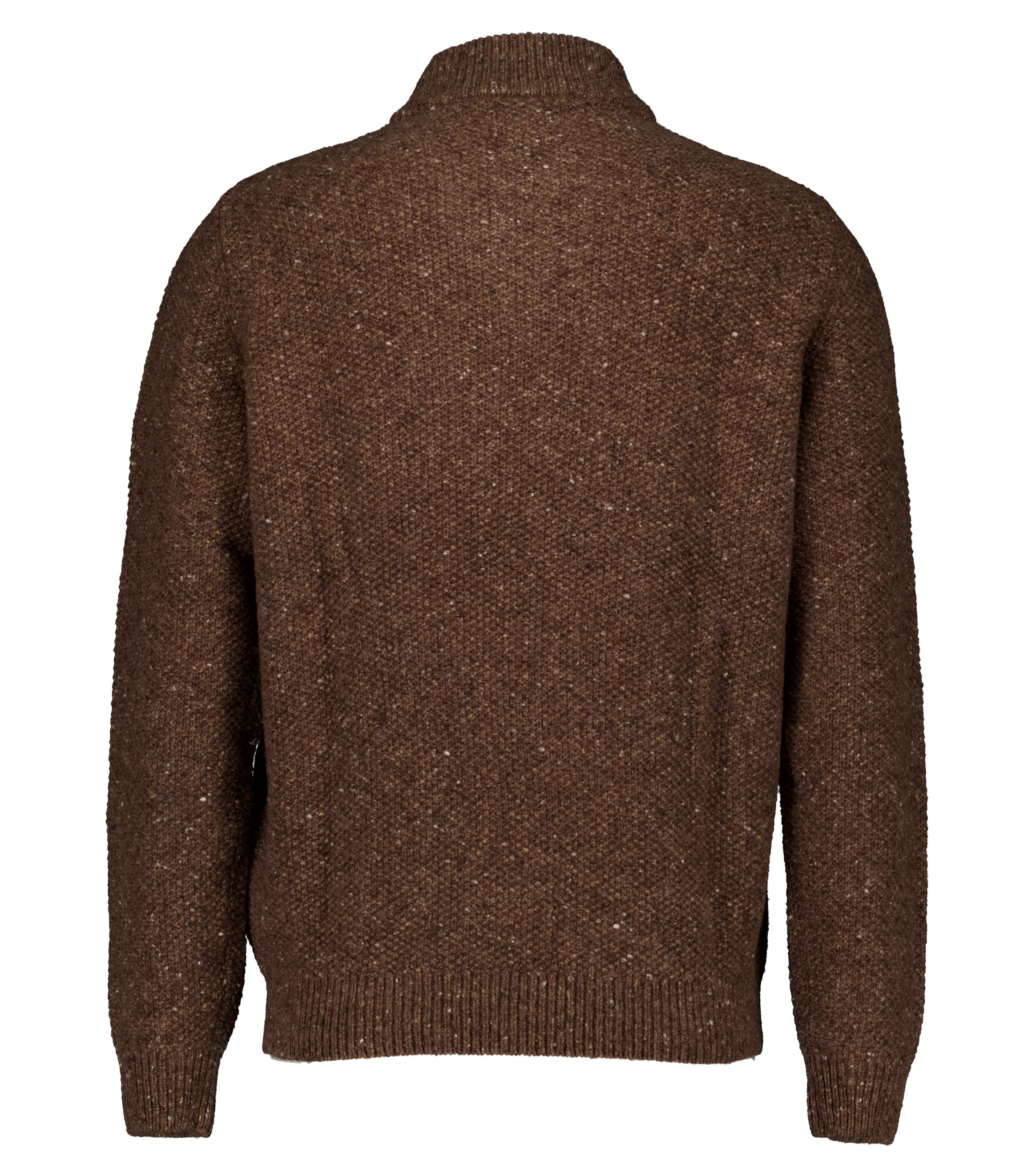 Fynch Hatton Zip Troyer  Donkerbruin 1510360